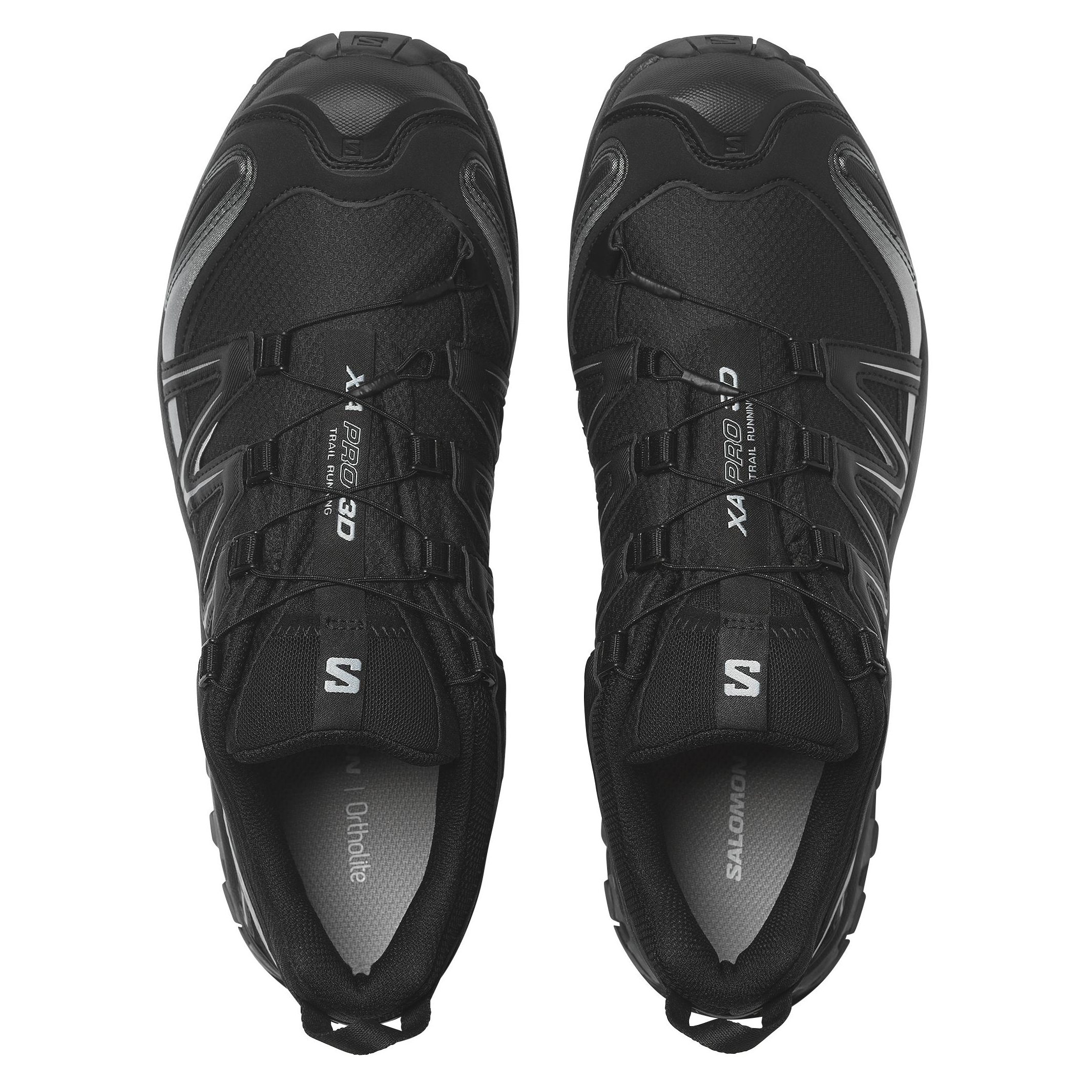 SALOMON XA PRO 3D GTX ブラック 28.0 Salomon XA Pro 3D GTX - Black/Black/Silver | Trail Sneakers
