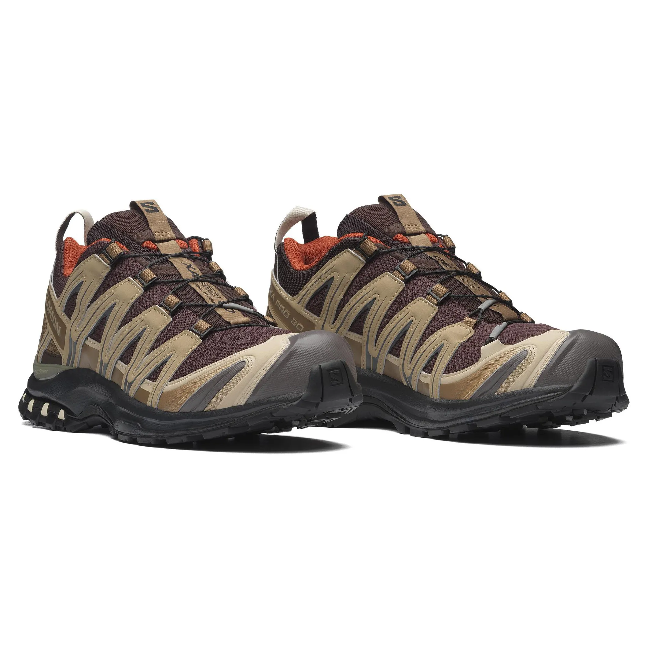 Salomon XA Pro 3D - Black Coffee/Kelp/Safari | Trail Sneakers