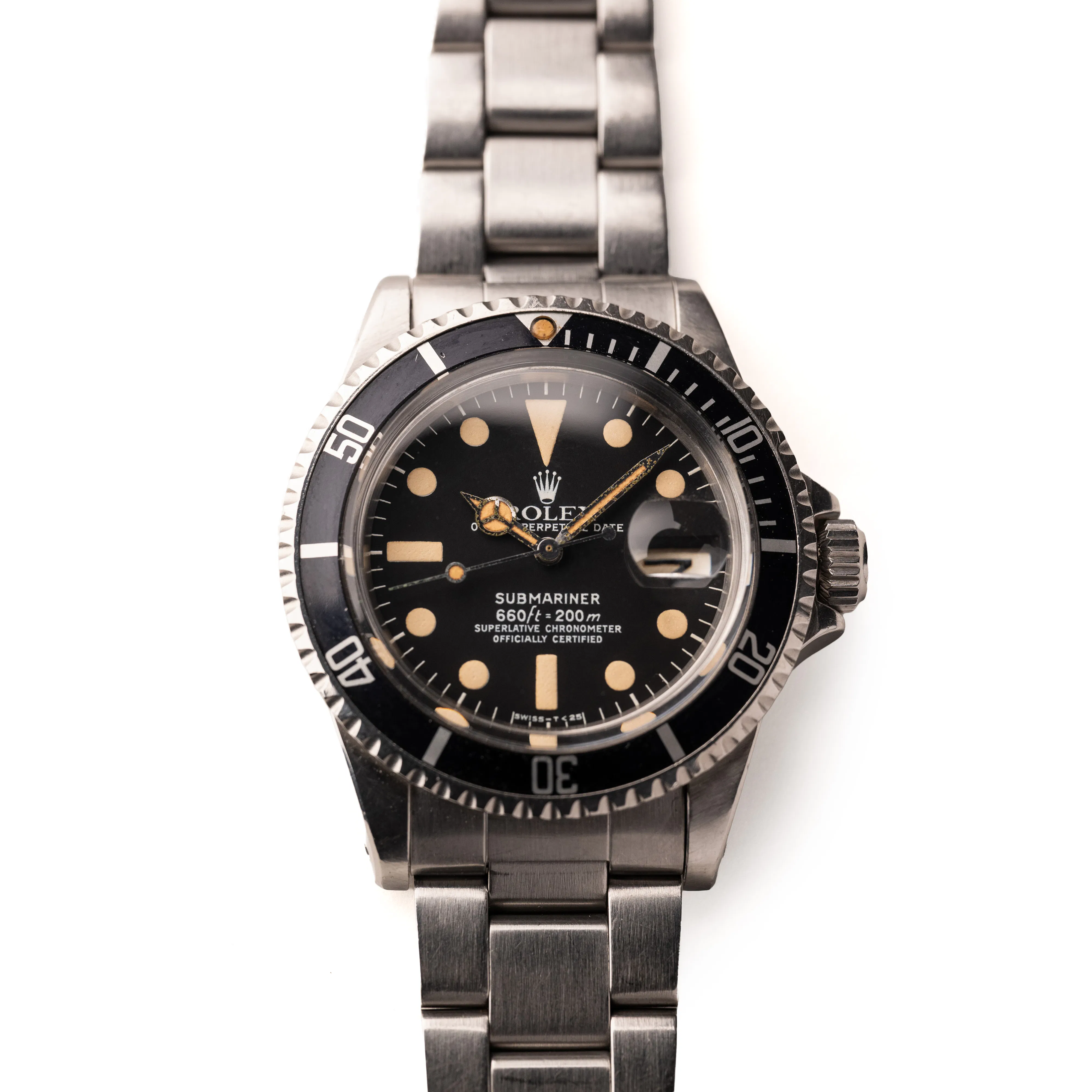 Grey and Patina Rolex 1680 MK1 Submariner - Stainless Steel