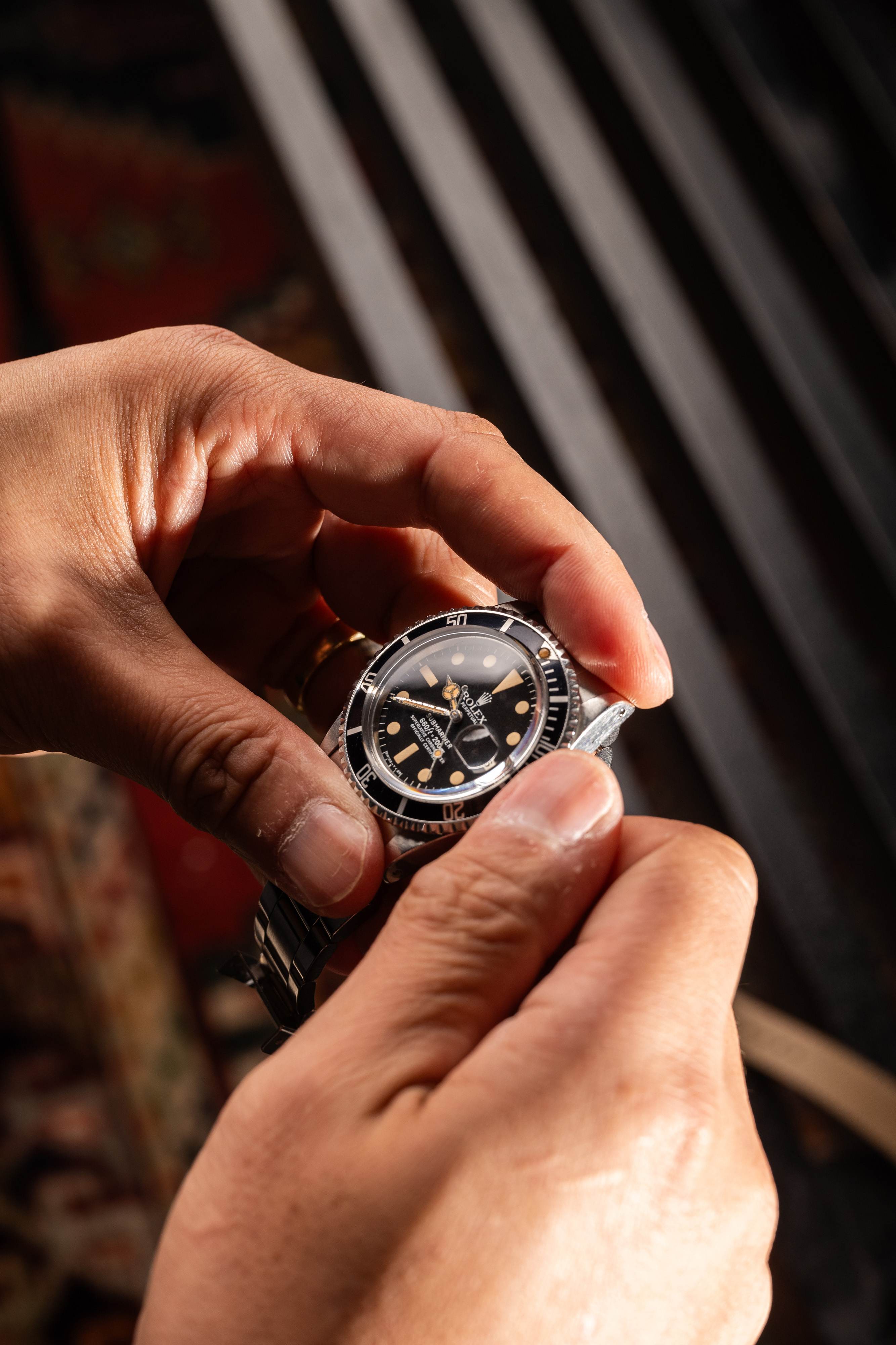 Grey and Patina Rolex 1680 MK1 Submariner - Stainless Steel