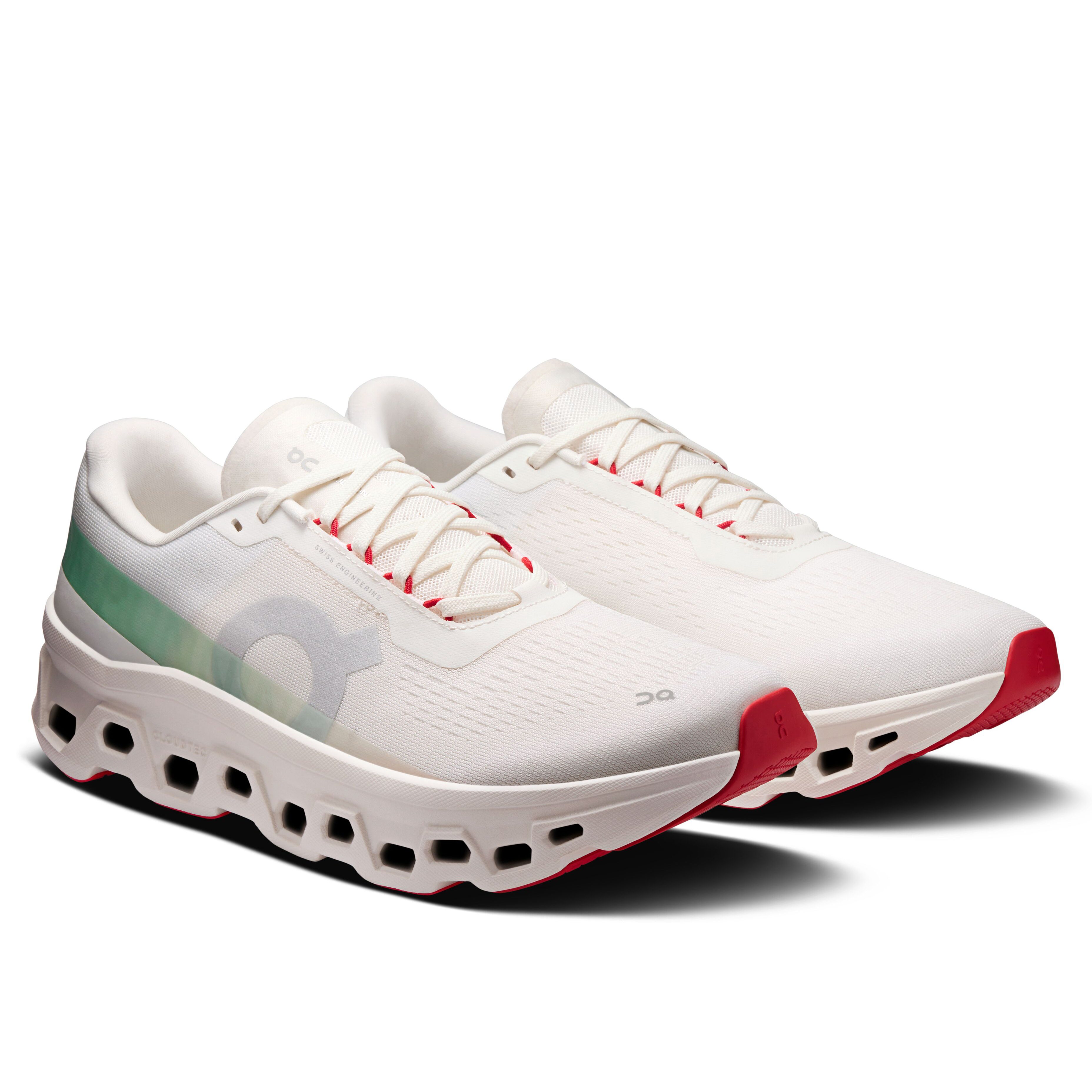 On Cloudmonster 1 Road Running Sneaker - Ivory/Creek | Performance