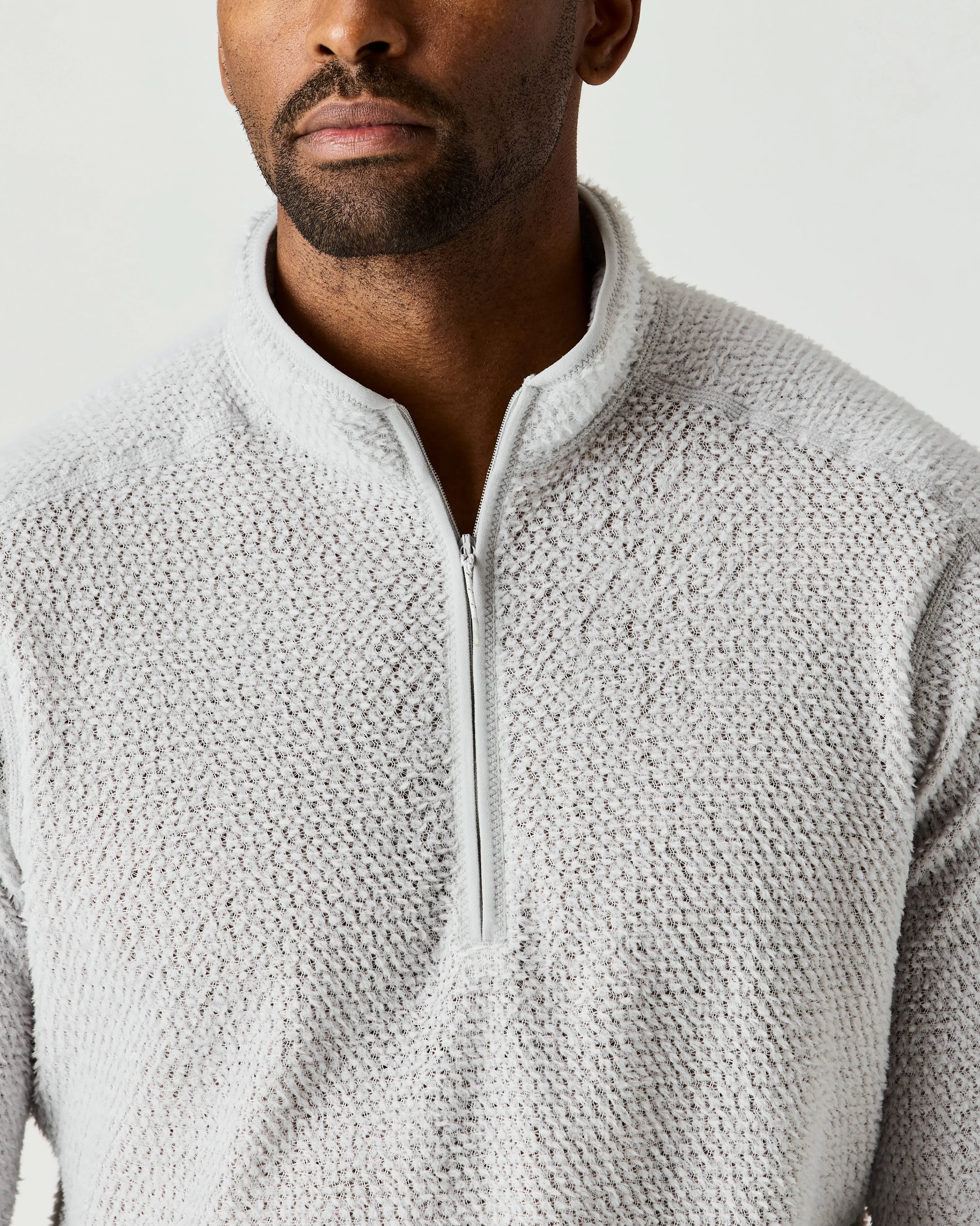 Proof ShadowFleece™ Quarter Zip - Silver | Quarter-Zip Sweatshirts 