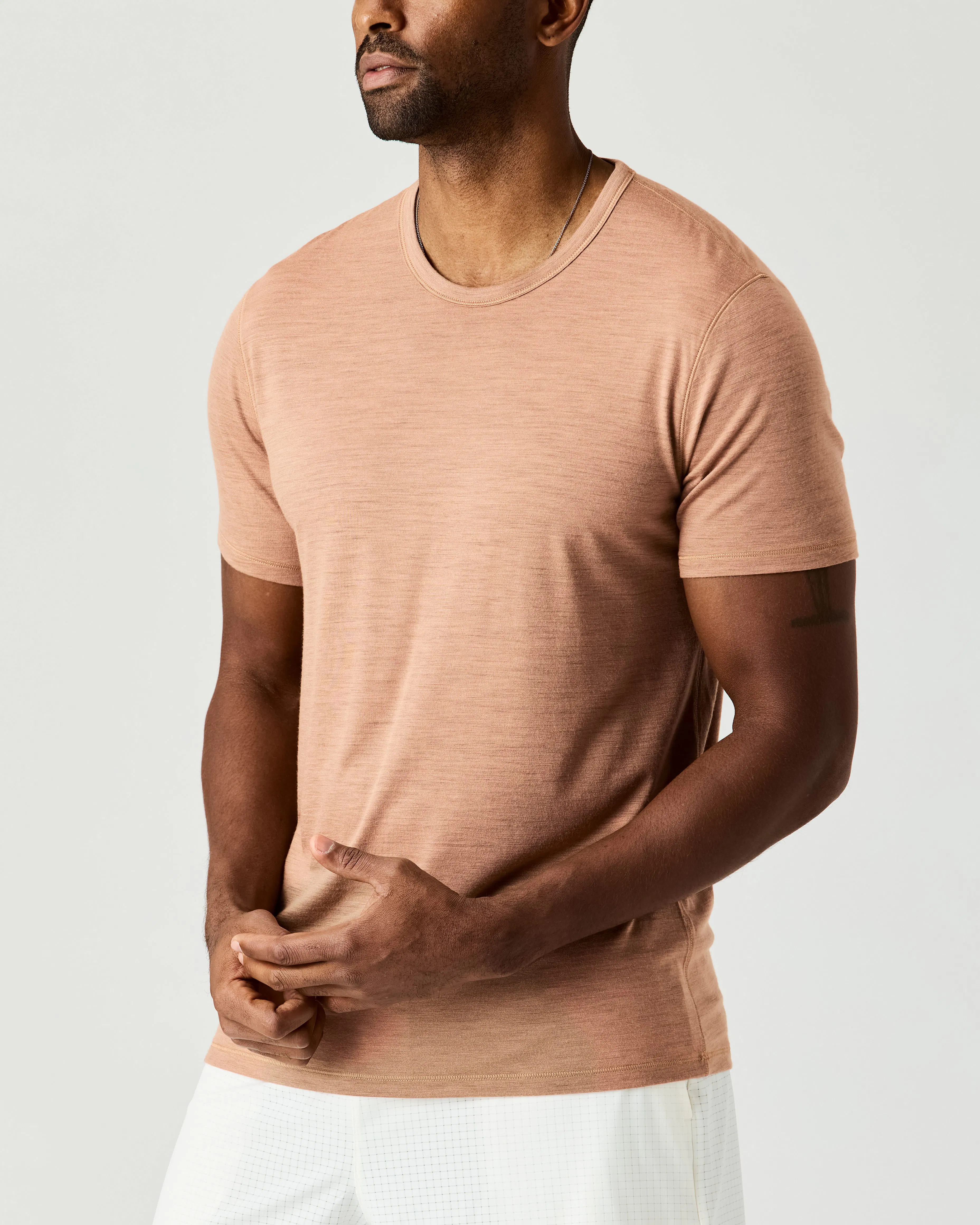 Proof 72-Hour Merino T-Shirt - Classic Fit - Haze Brown | T-Shirts