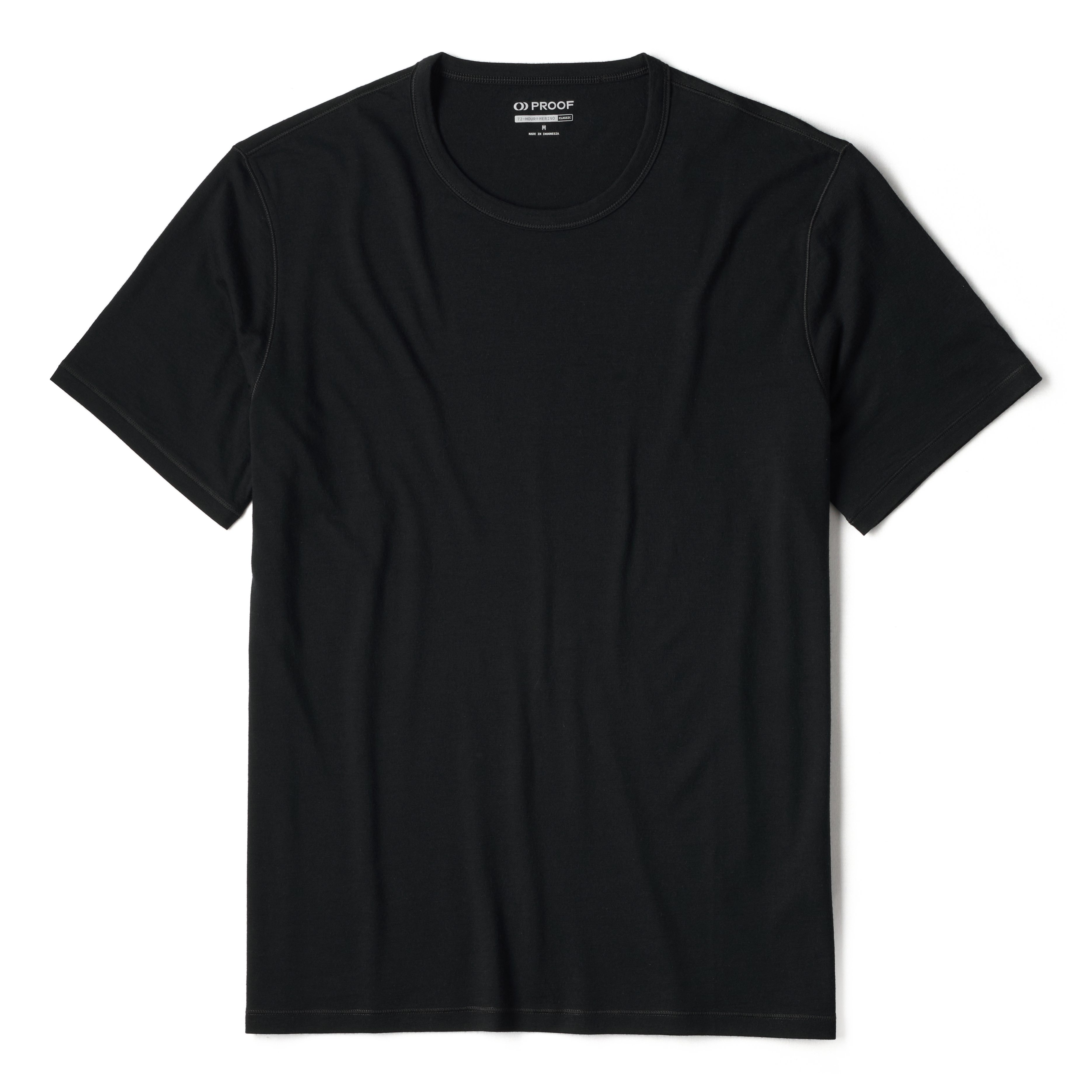 Proof 72-Hour Merino T-Shirt - Classic Fit - Black | T-Shirts
