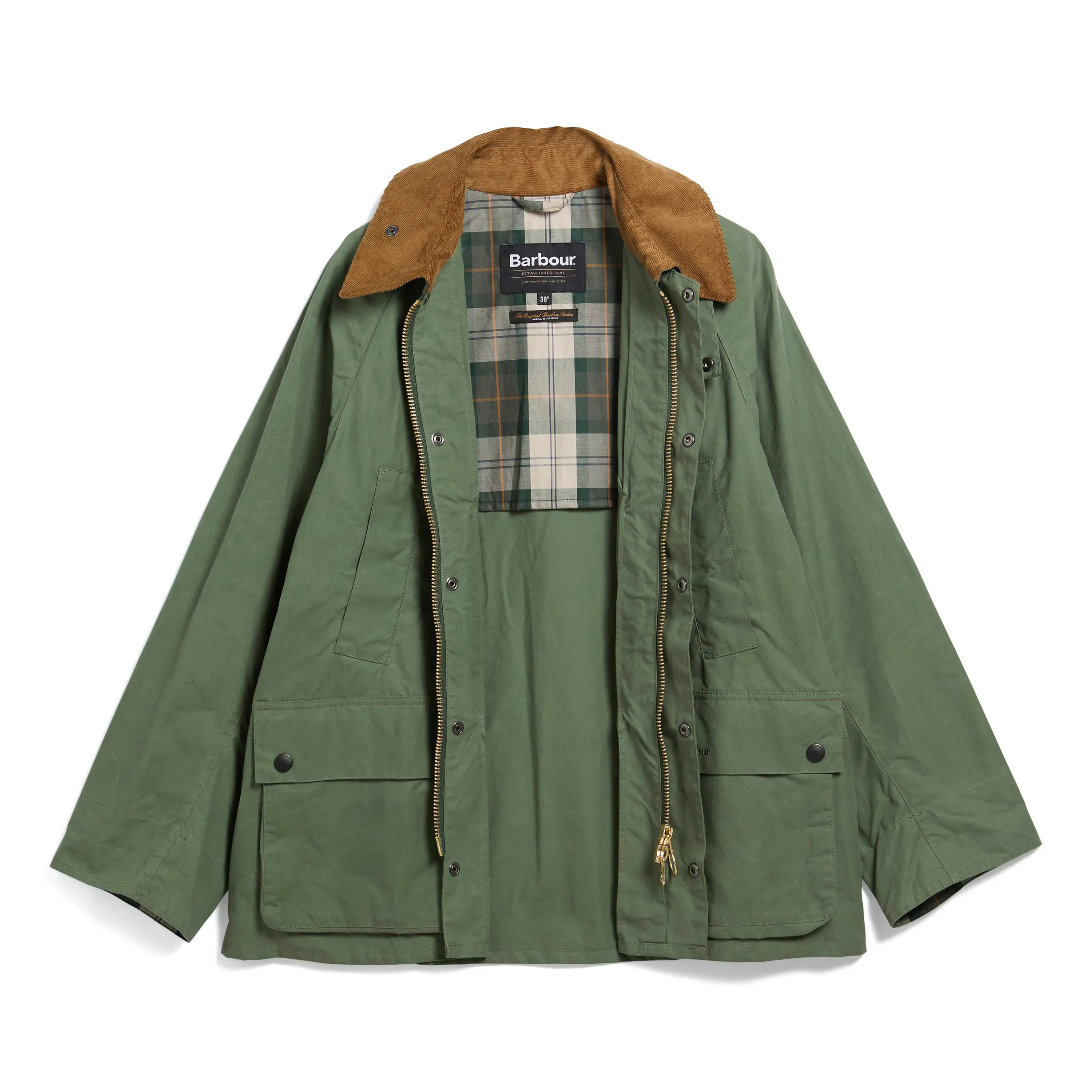 Barbour Bedale Cotton Jacket - Winter Moss | Chore Coats | Huckberry