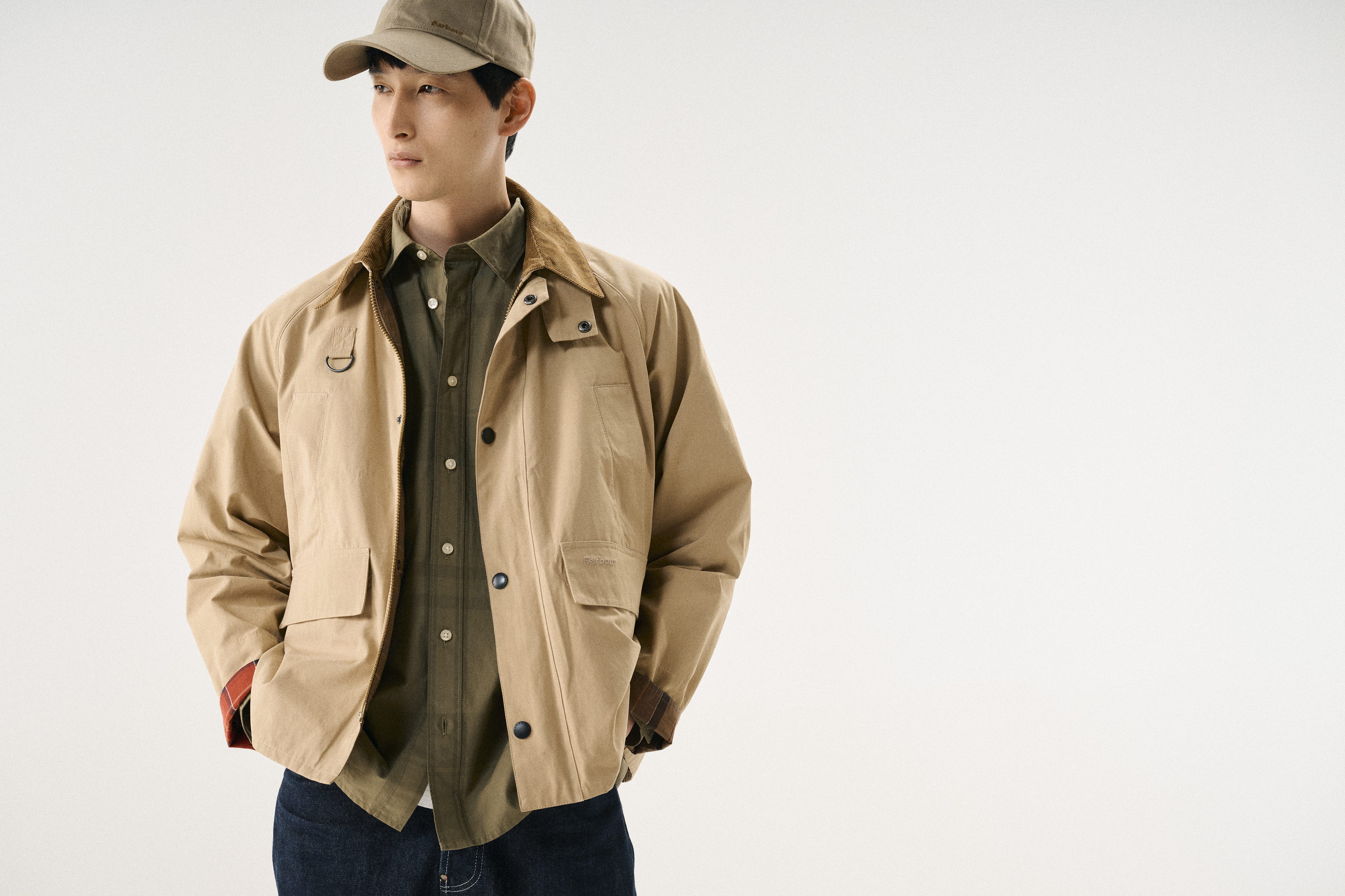 Barbour Spey Casual Jacket - Tan | Trucker Jackets | Huckberry