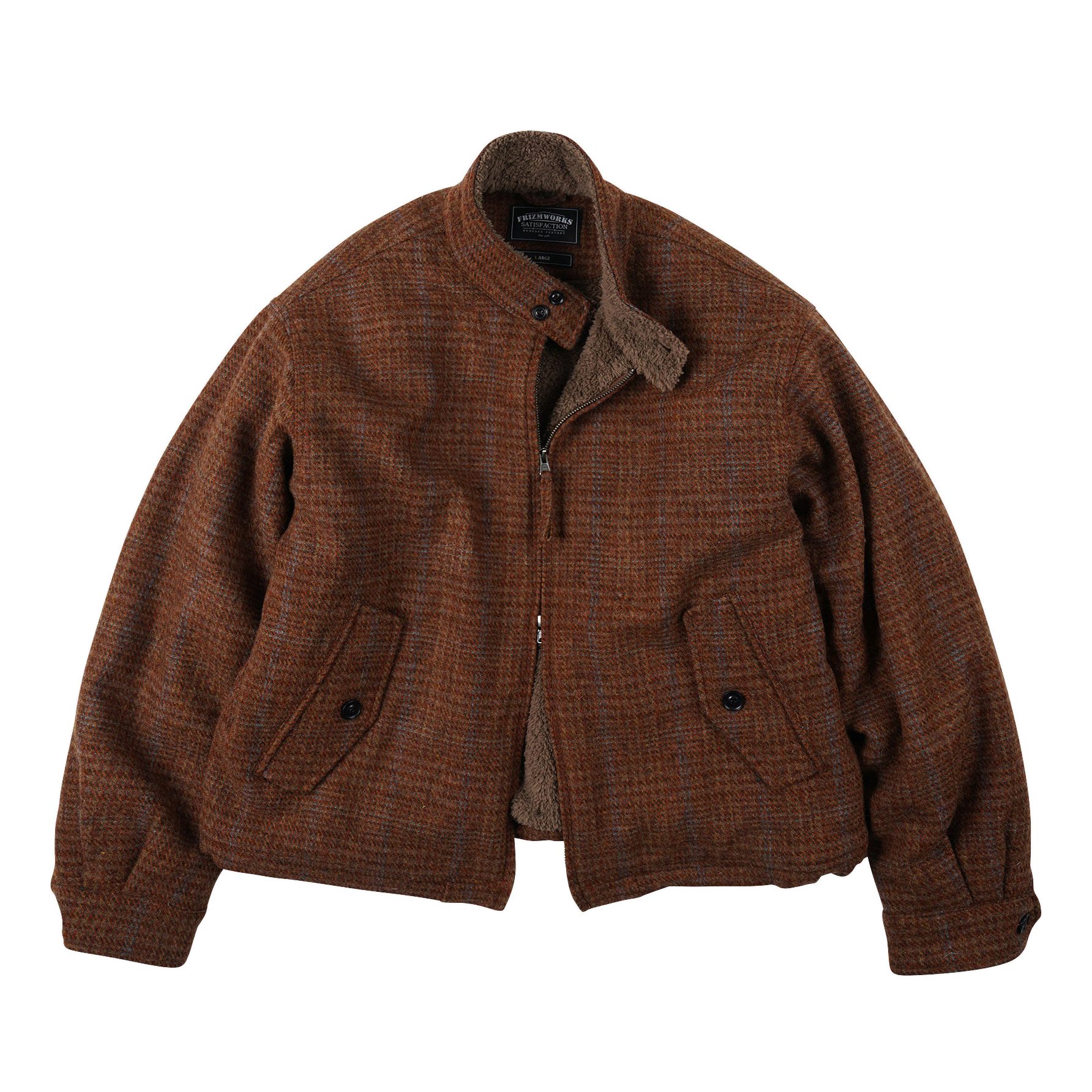 FrizmWORKS Wool Harrington Jacket - Maple | Winter Jackets | Huckberry