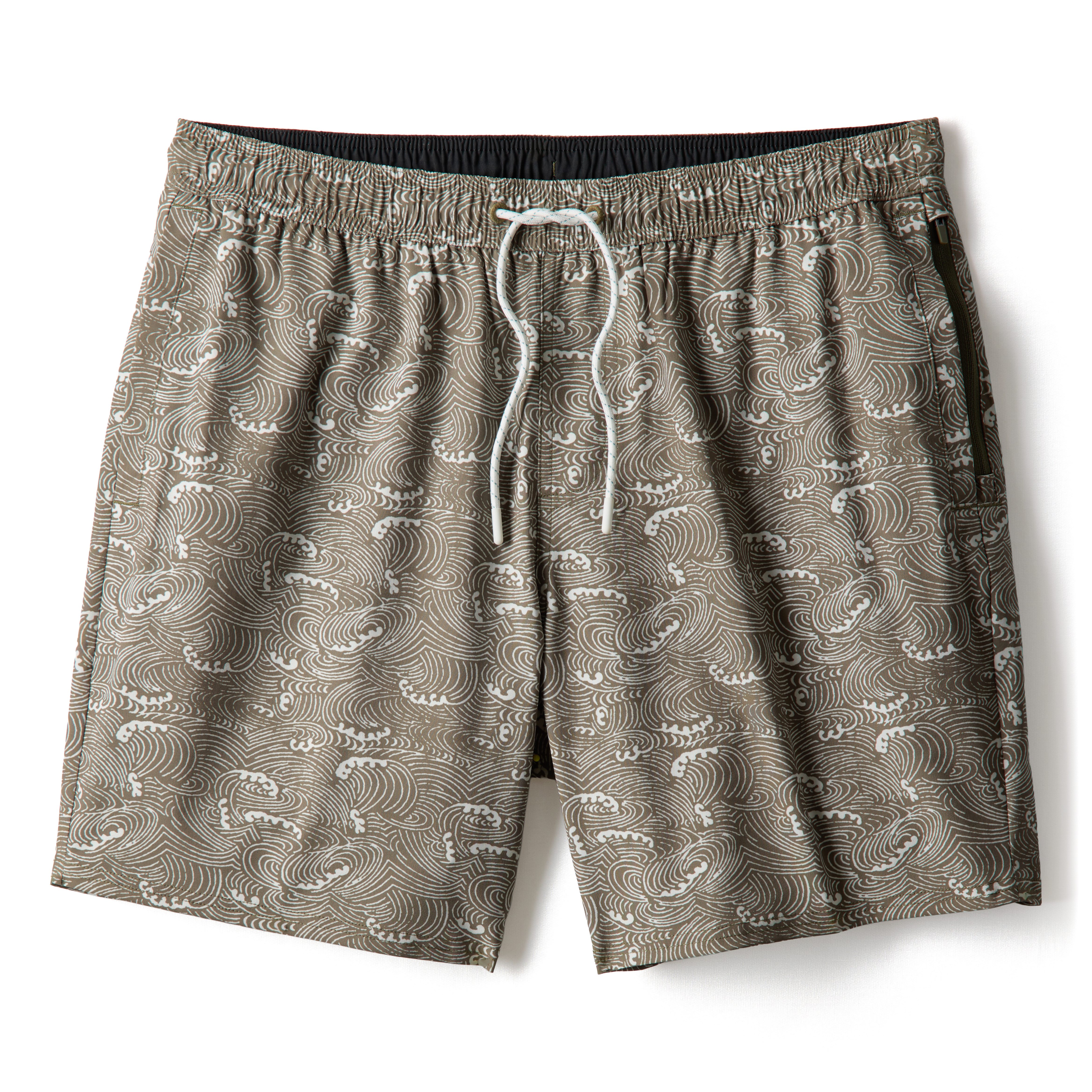 Performance Lined Swim Trunks - 7