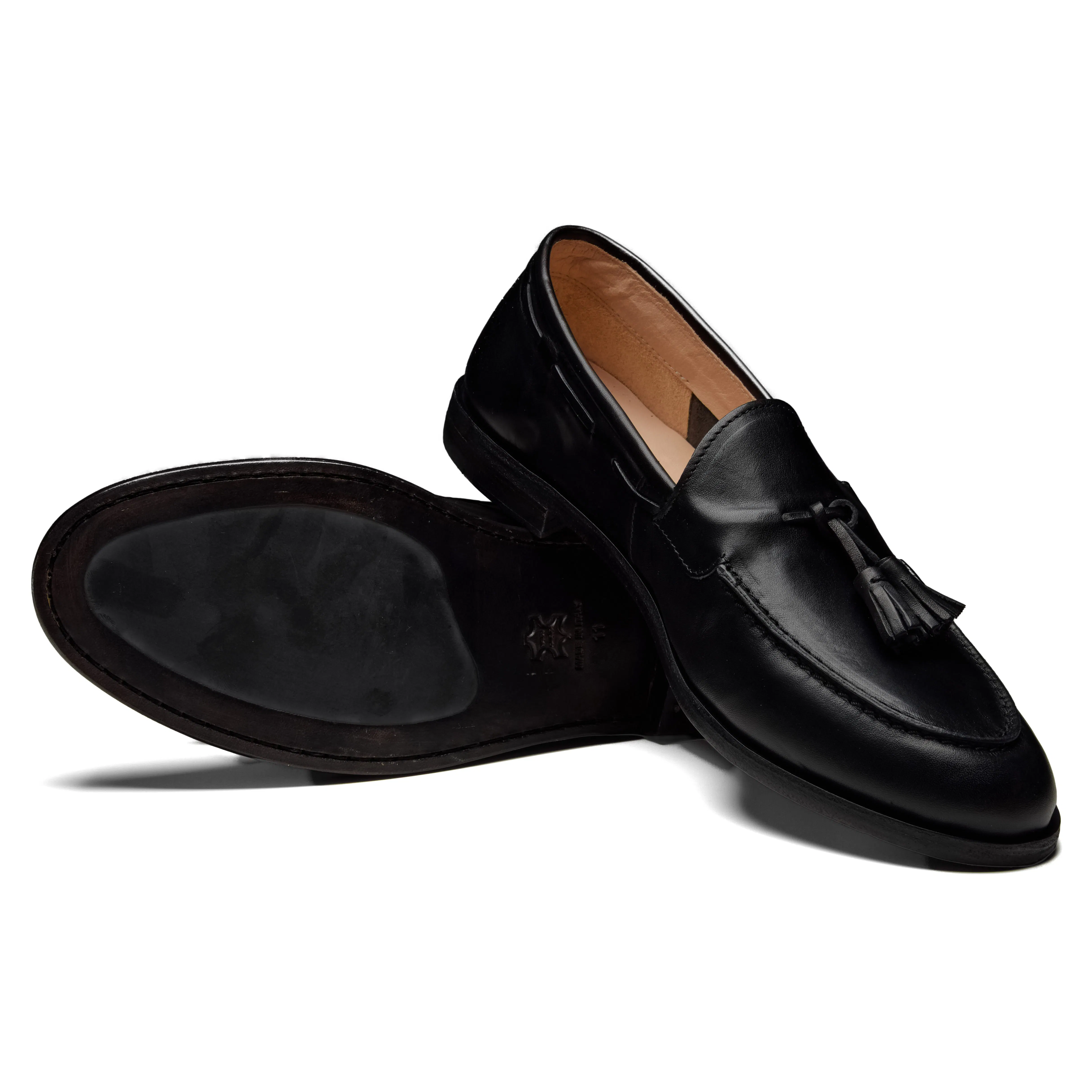 Astorflex Tassel Loafer - Black Leather | Loafers | Huckberry