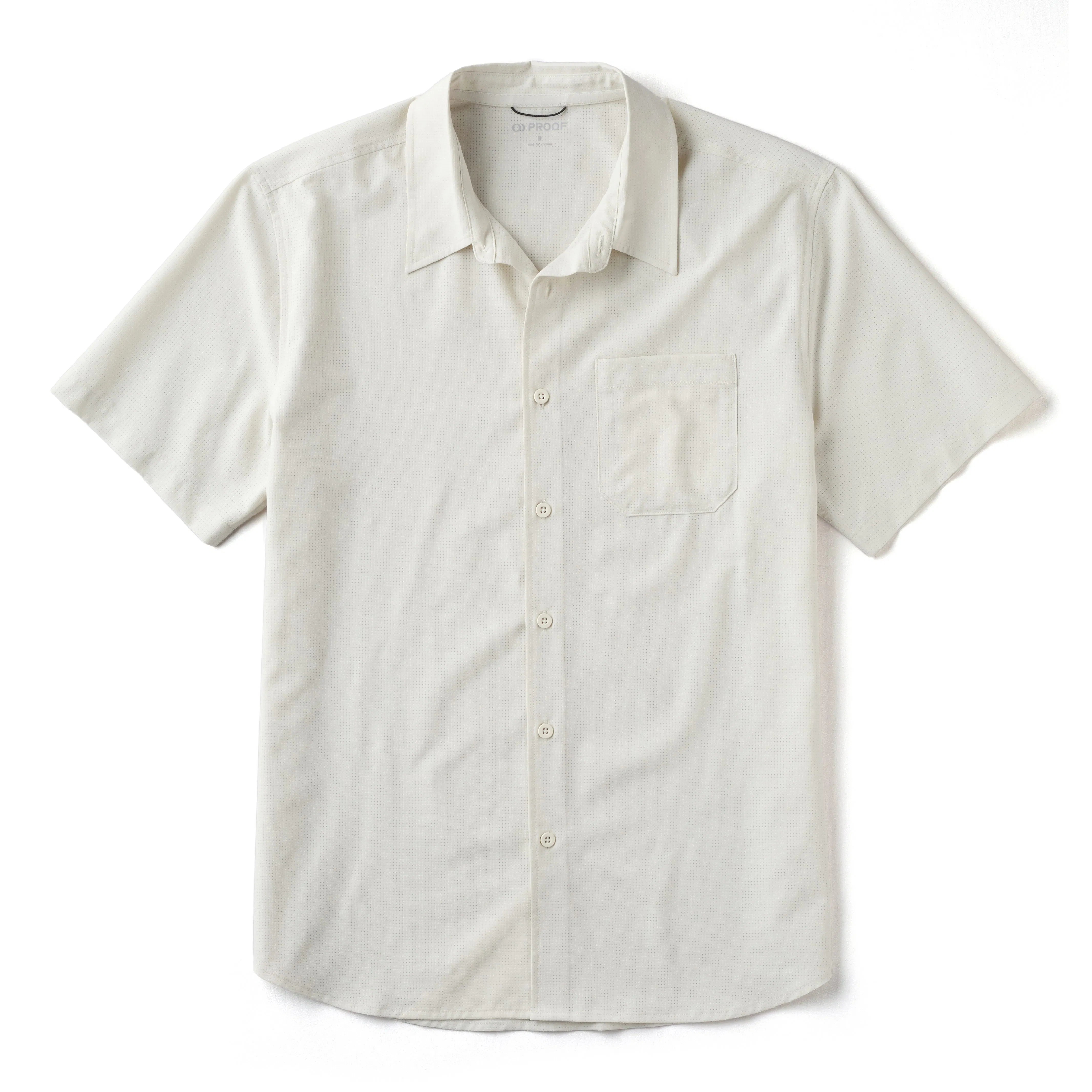 Proof Airweave Performance Shirt - Cloud White | Short Sleeve 