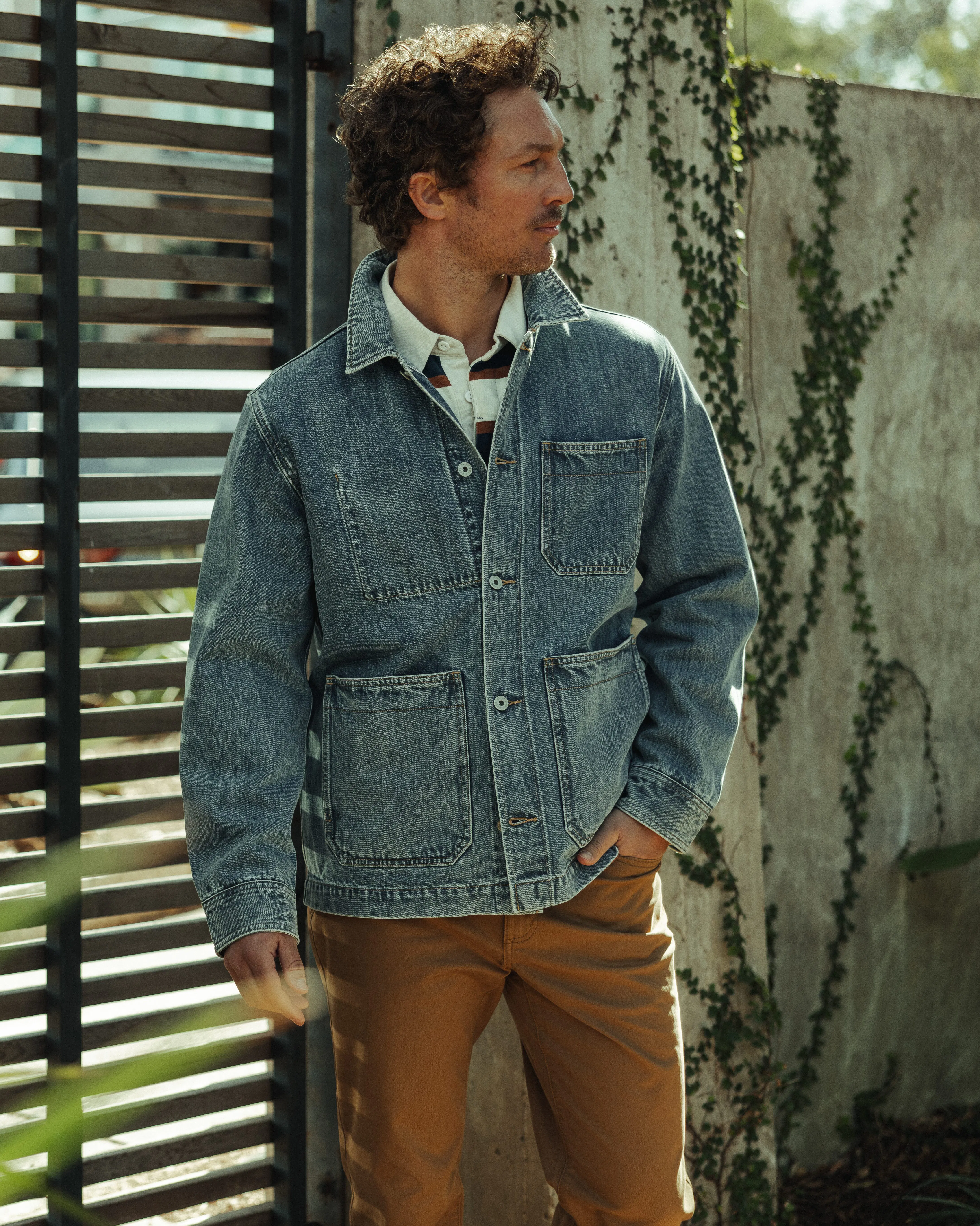 Flint and Tinder Selvedge Denim Chore Jacket - Lanier Wash | Chore