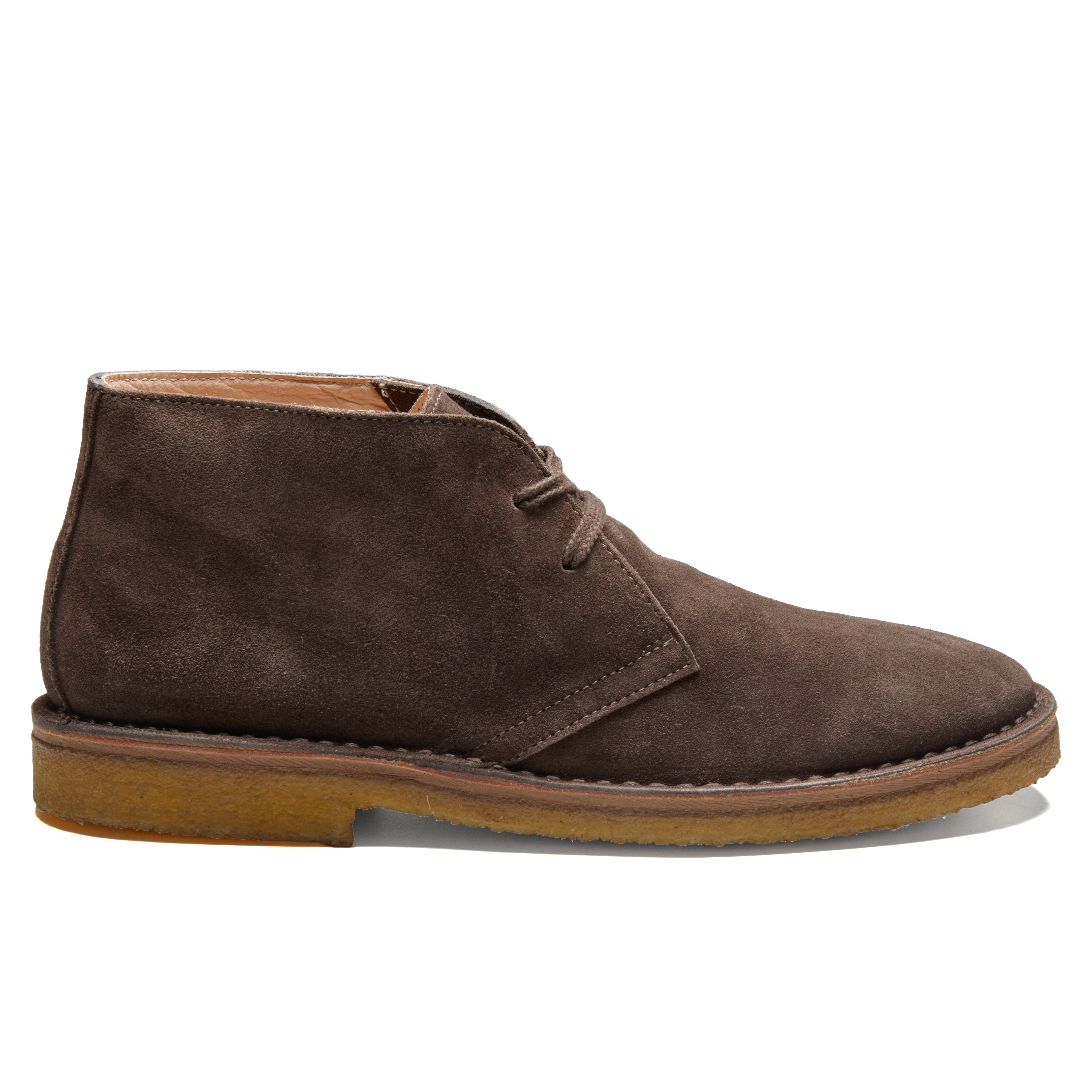 Sanders Hi-Top Chukka Boot - Polo Snuff Suede | Chukka Boots