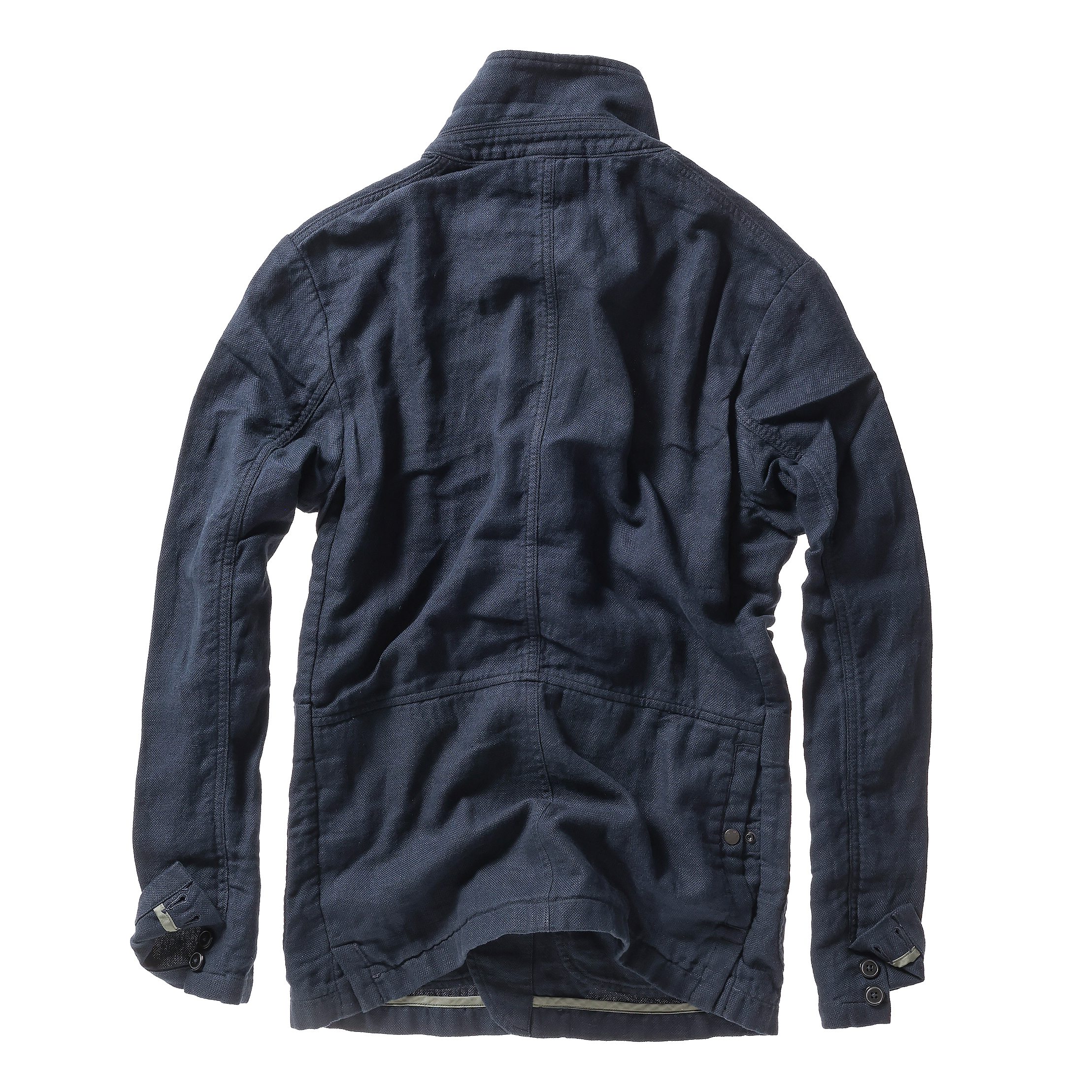 Relwen Tropical Trap Linen Blazer - Dark Navy Hopsack | Blazers