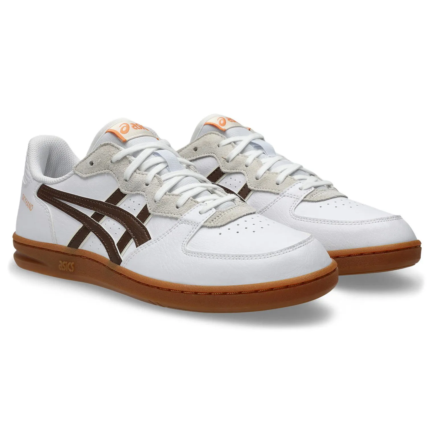 Asics Skyhand OG Sneaker - White/Mahogany | Casual Sneakers