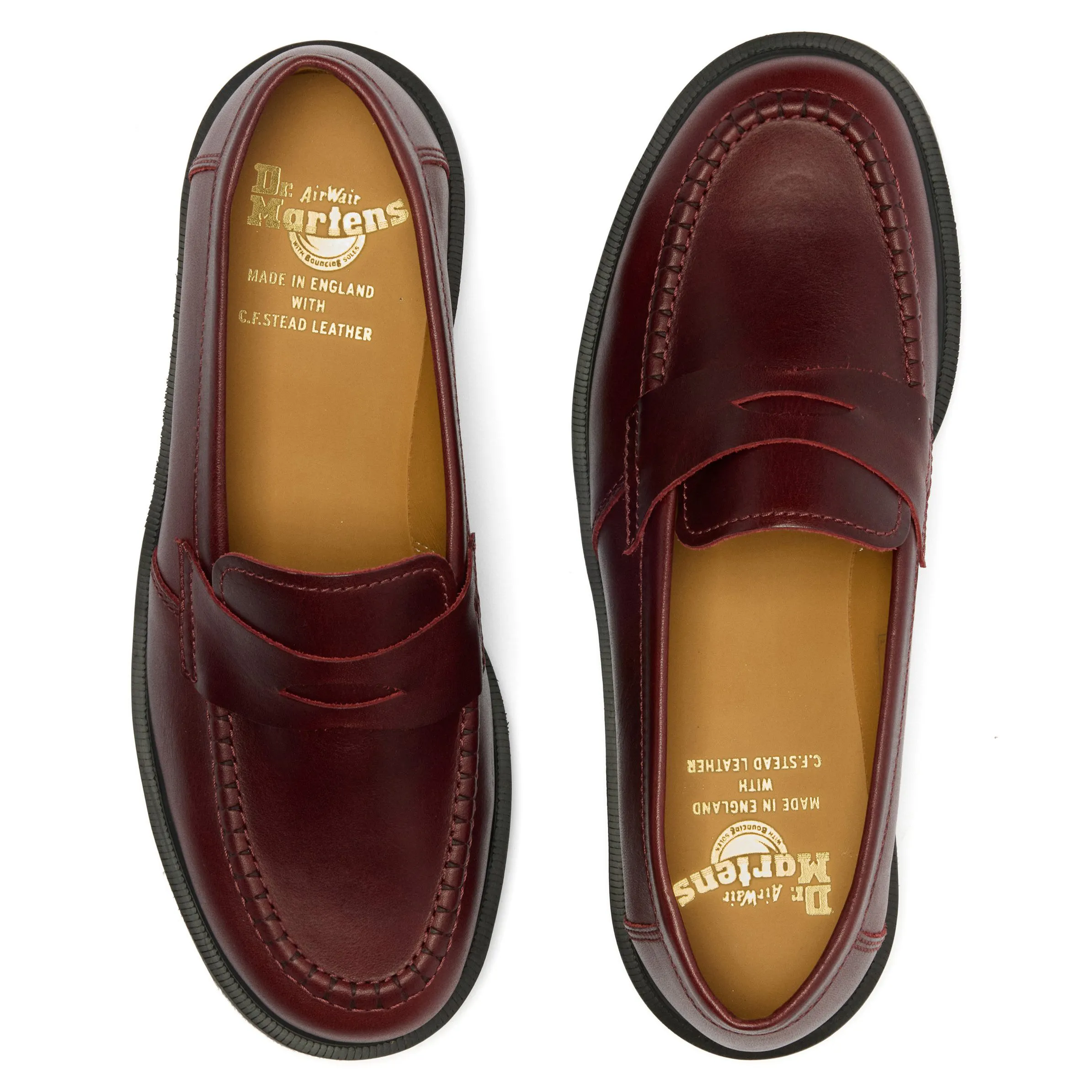 Dr.Martens ローファー　バーガンディ　uk8 Dr. Martens Delapre Penny Loafer - Burgundy | Loafers | Huckberry