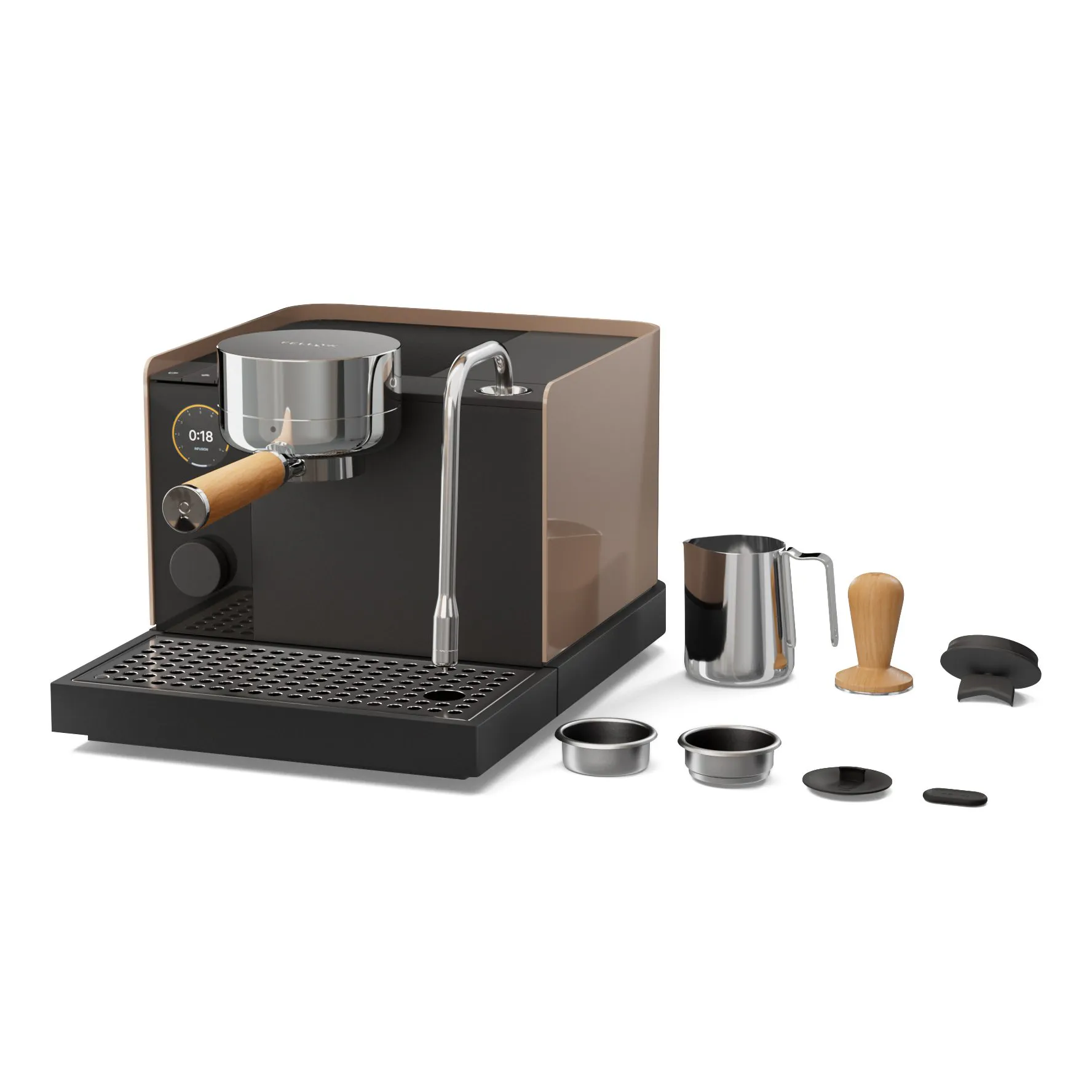 Fellow Series 1 Espresso Machine - Malted Chocolate | Appliances