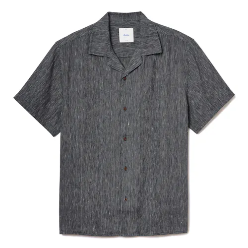 Teller Striped Camp Short Sleeve Shirt