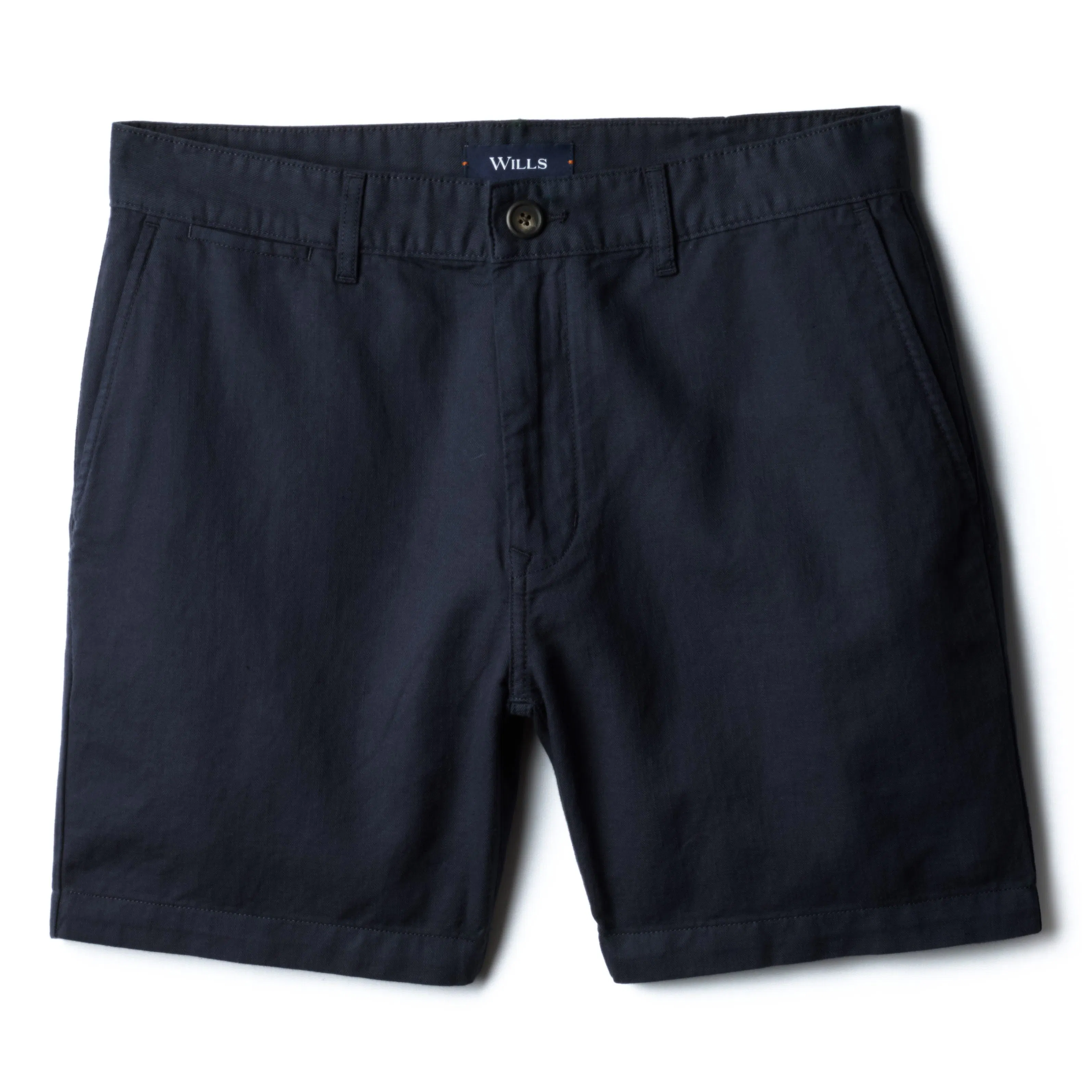 Wills Cotton Linen Chino Short - 7