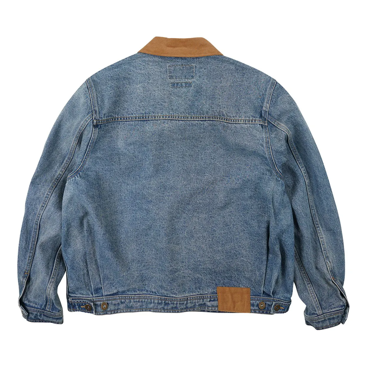 FrizmWORKS Washed Denim Trucker Jacket - Light Wash | Trucker