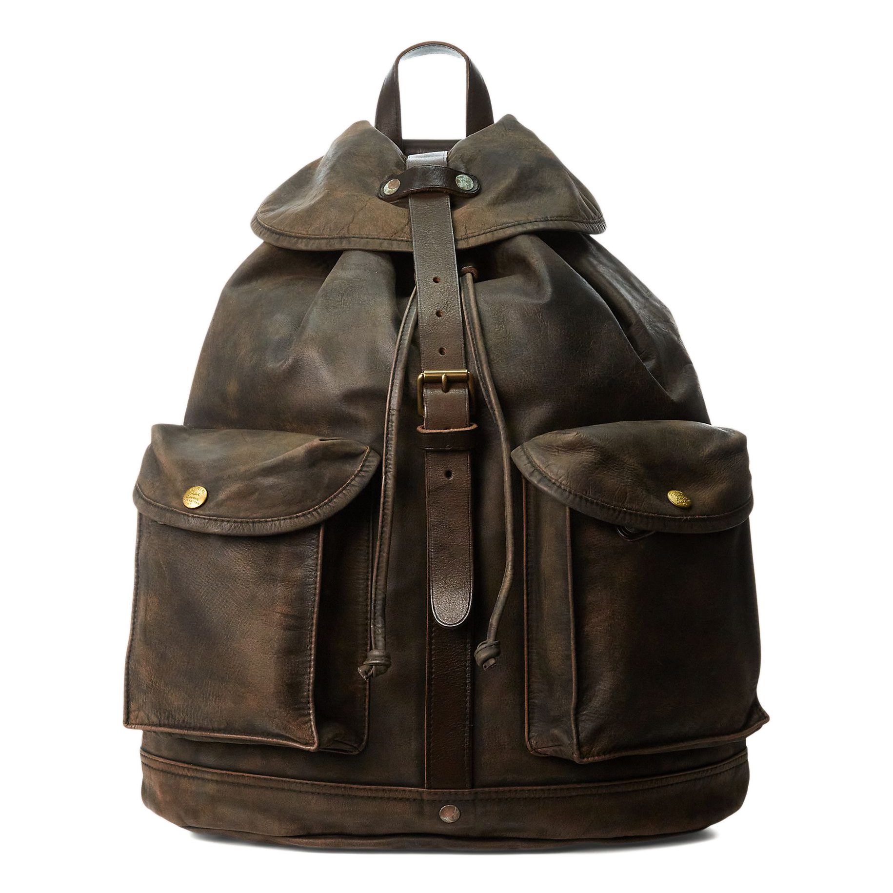 Leather Rucksack Backpack