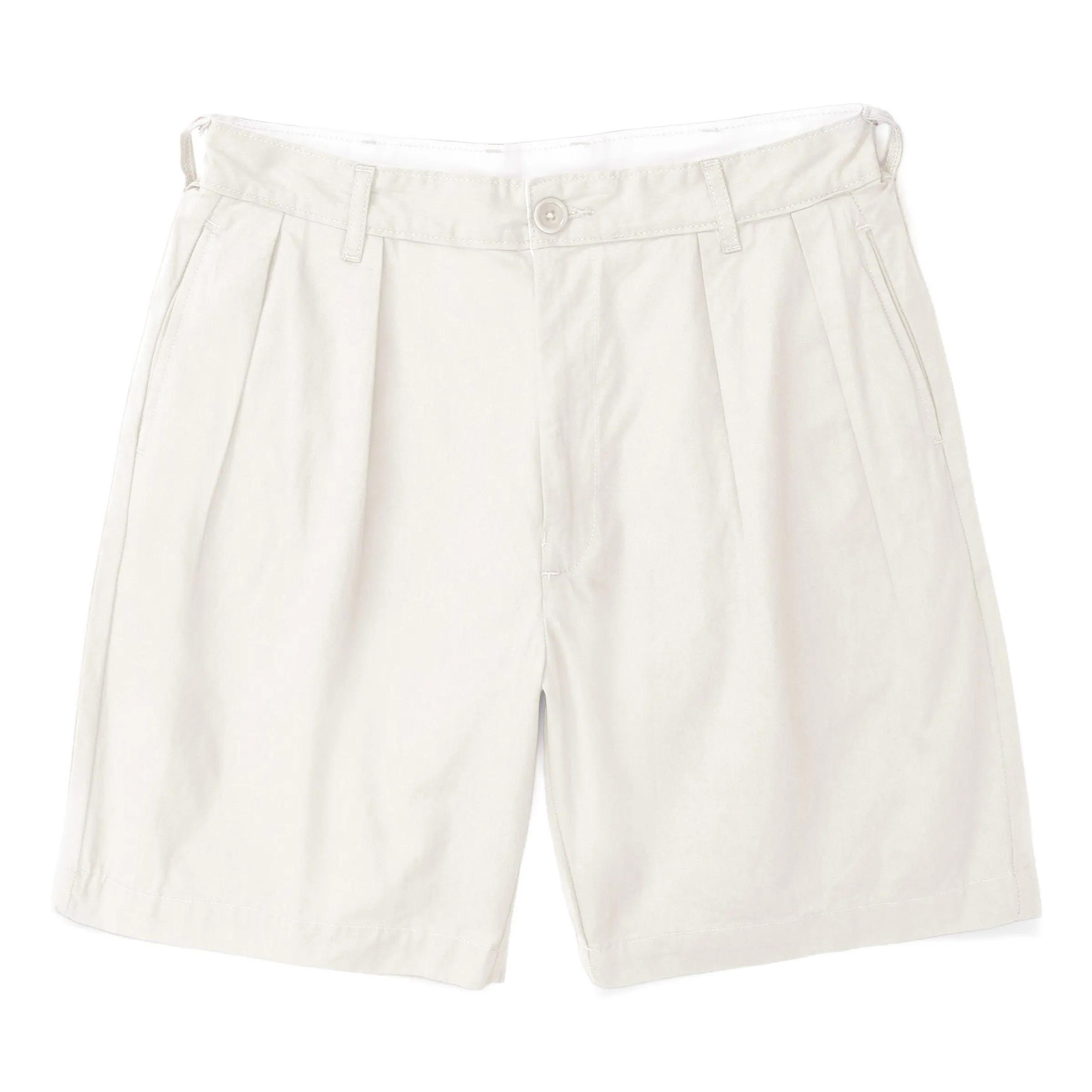 Service Works Twill Part Timer Short - Off White | Casual Shorts