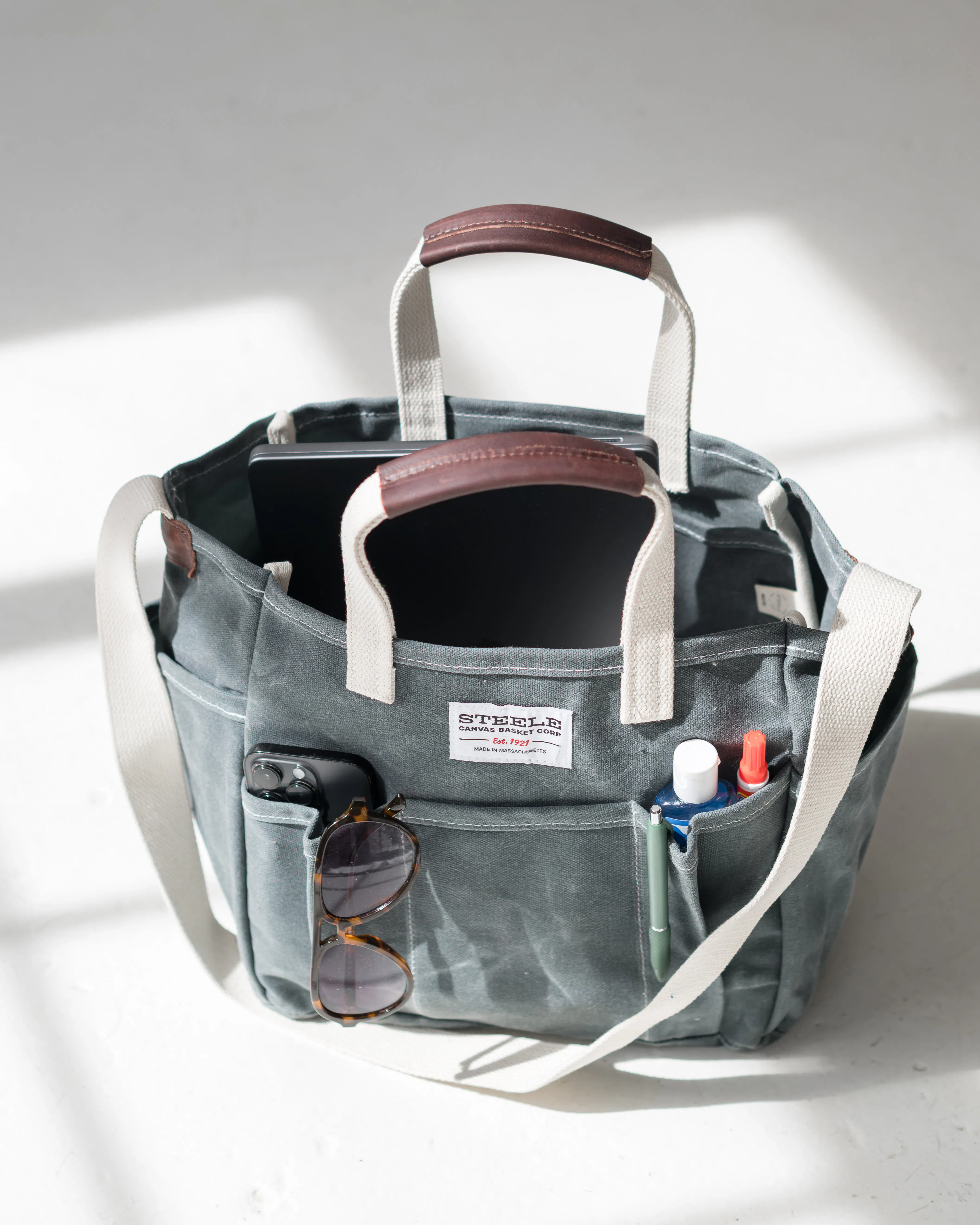 Steele Canvas Steele Utility Tote - Waxed Briquette Canvas | Tote