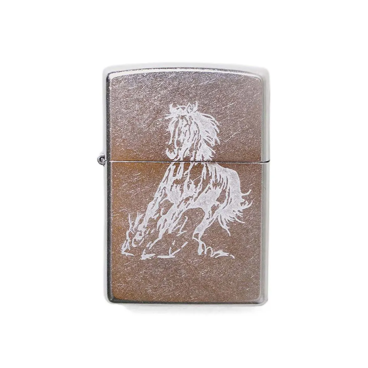 One of These Days Running Horse Zippo - Silver | Smoking