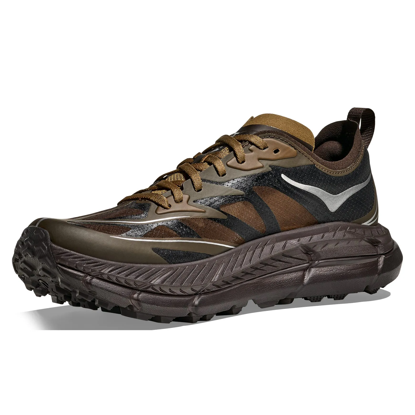 Hoka Mafate Speed 4 Lite - Bark/Cast Iron | Trail Sneakers | Huckberry
