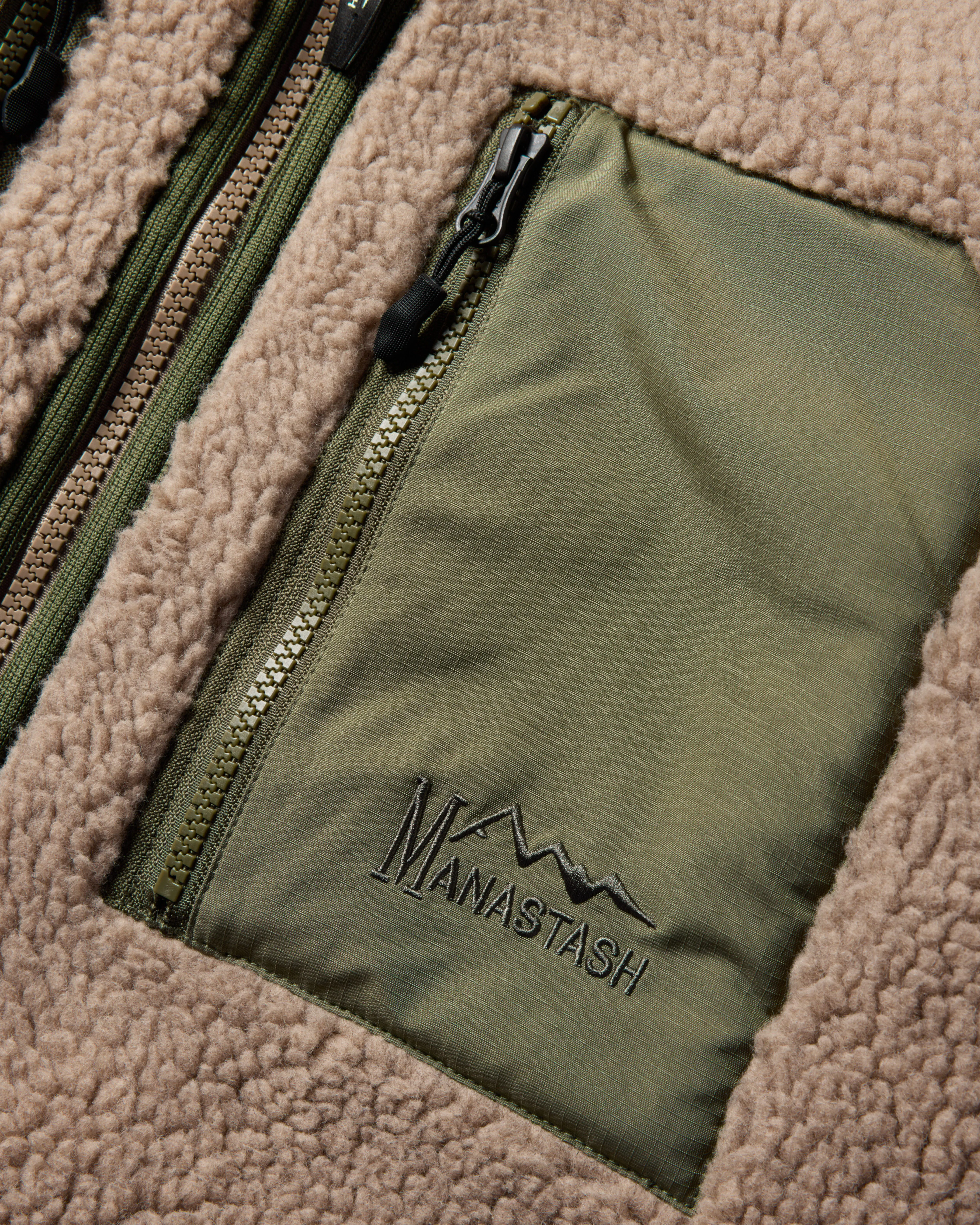 Manastash Mt. Gorilla Waterproof Fleece Jacket - Mocha | Fleece