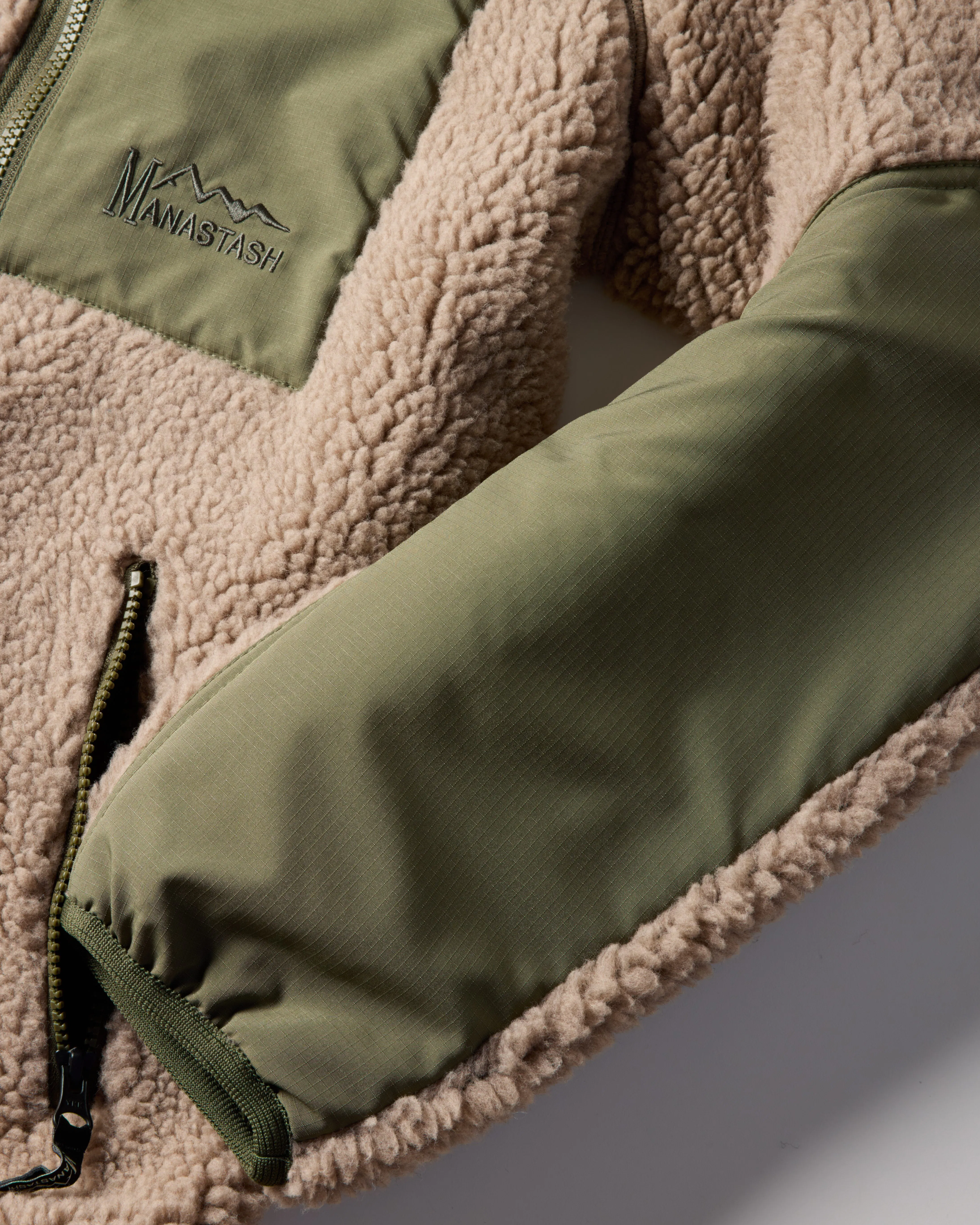 Manastash Mt. Gorilla Waterproof Fleece Jacket - Mocha | Fleece