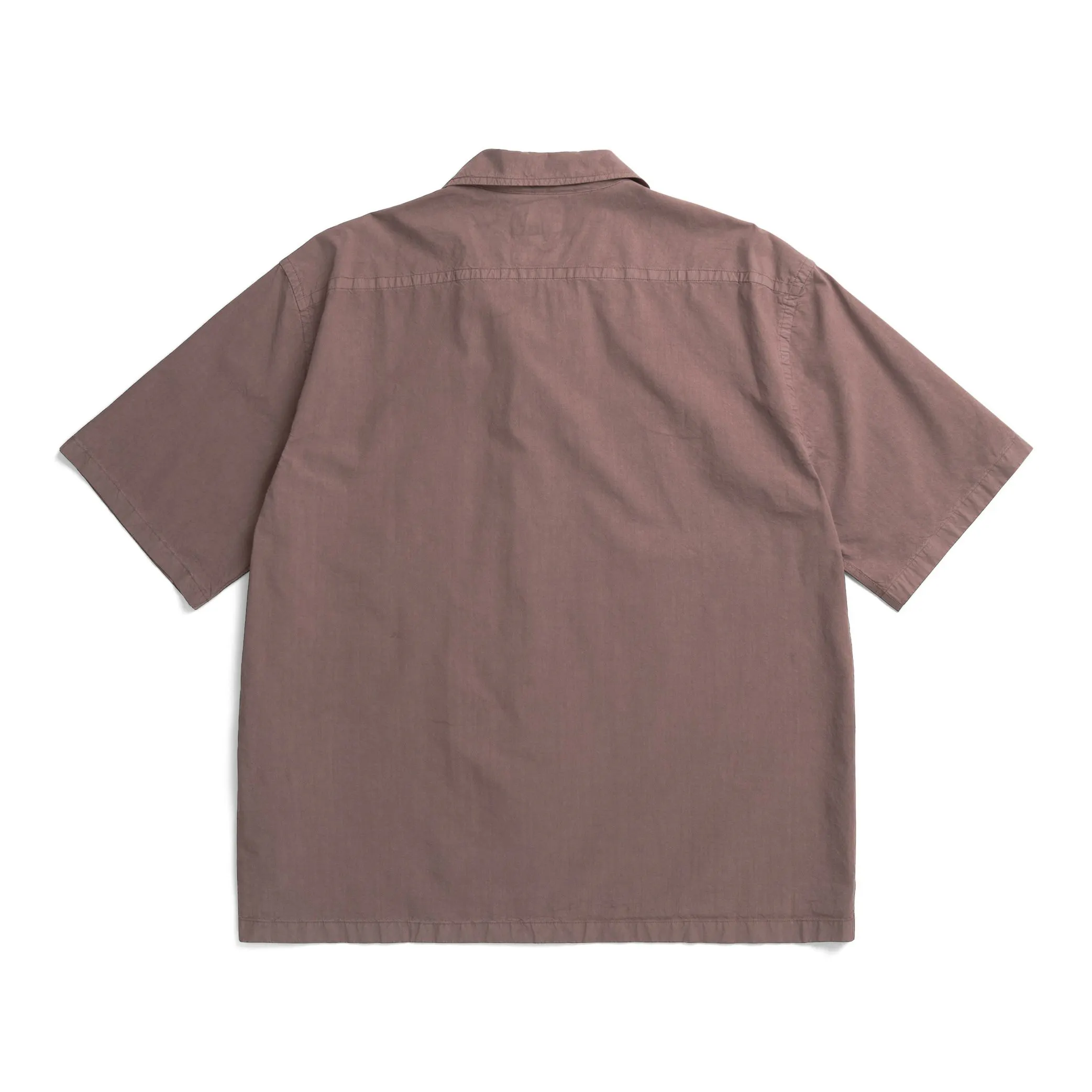 Norse Projects Mols Tencel Short Sleeve Shirt - Peppercorn | Short