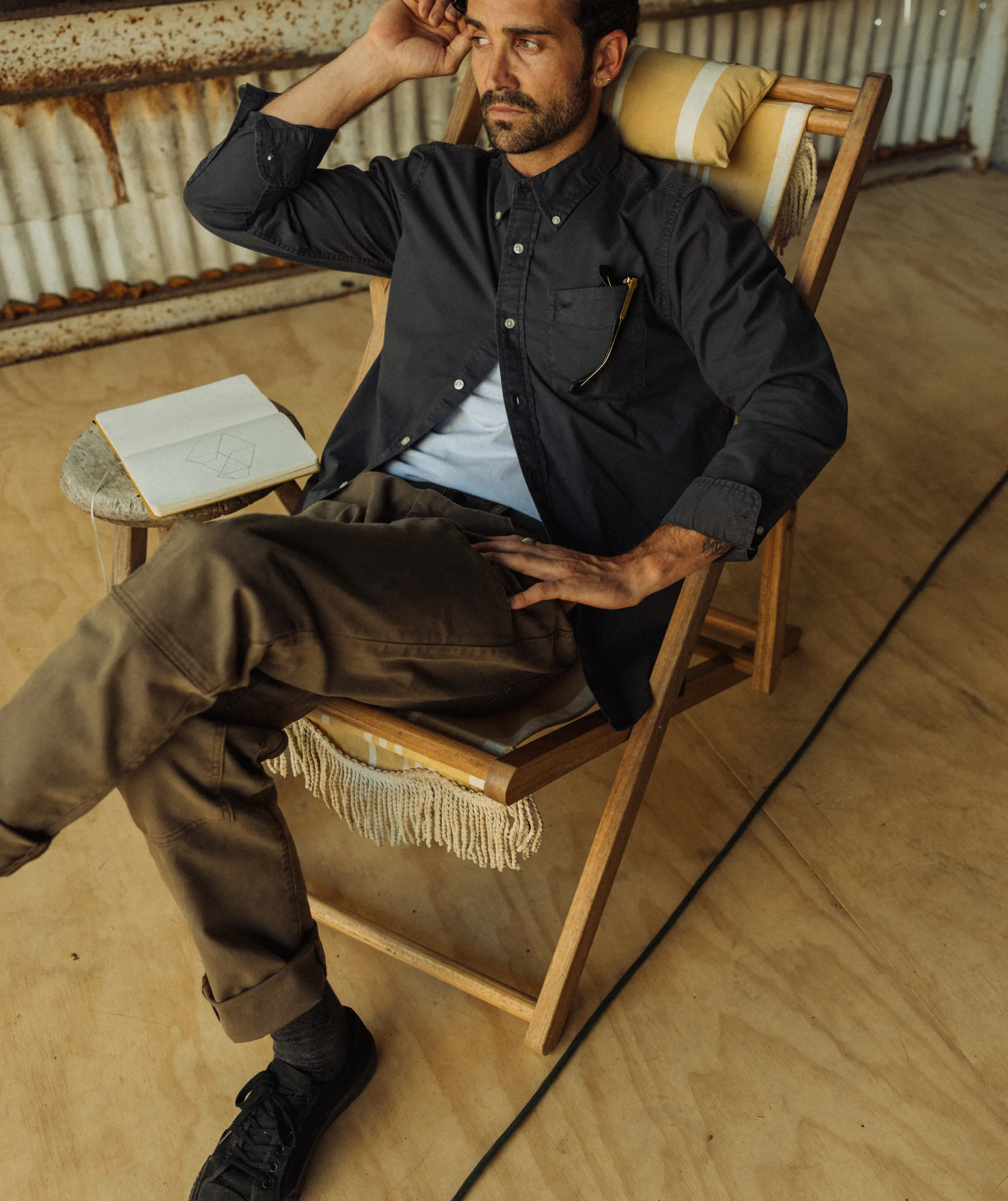 Proof Rover Double-Knee Work Pant - HB Straight - Dark Olive