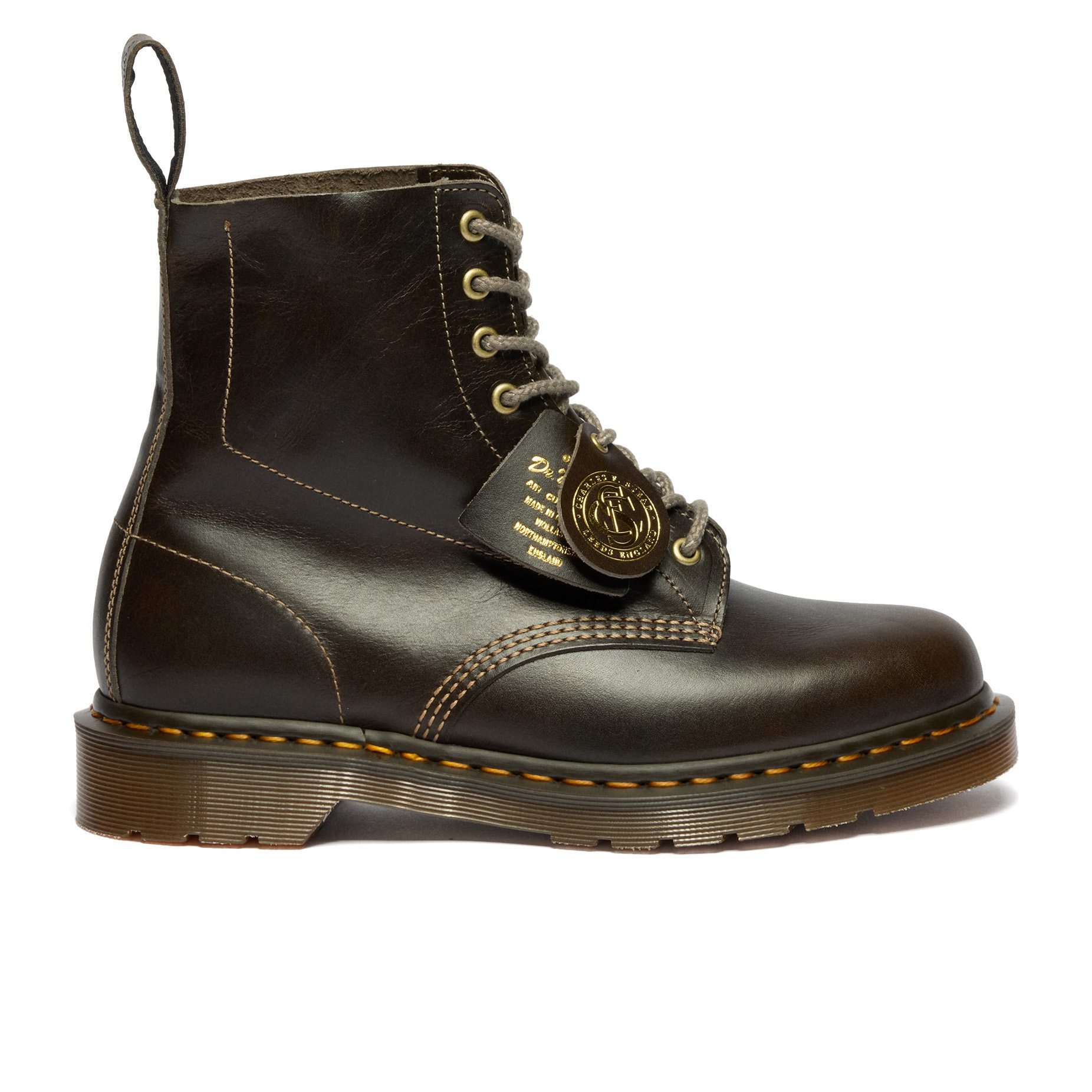 Dr. Martens 1460 Vintage Made in England Lace Up Boot - Black