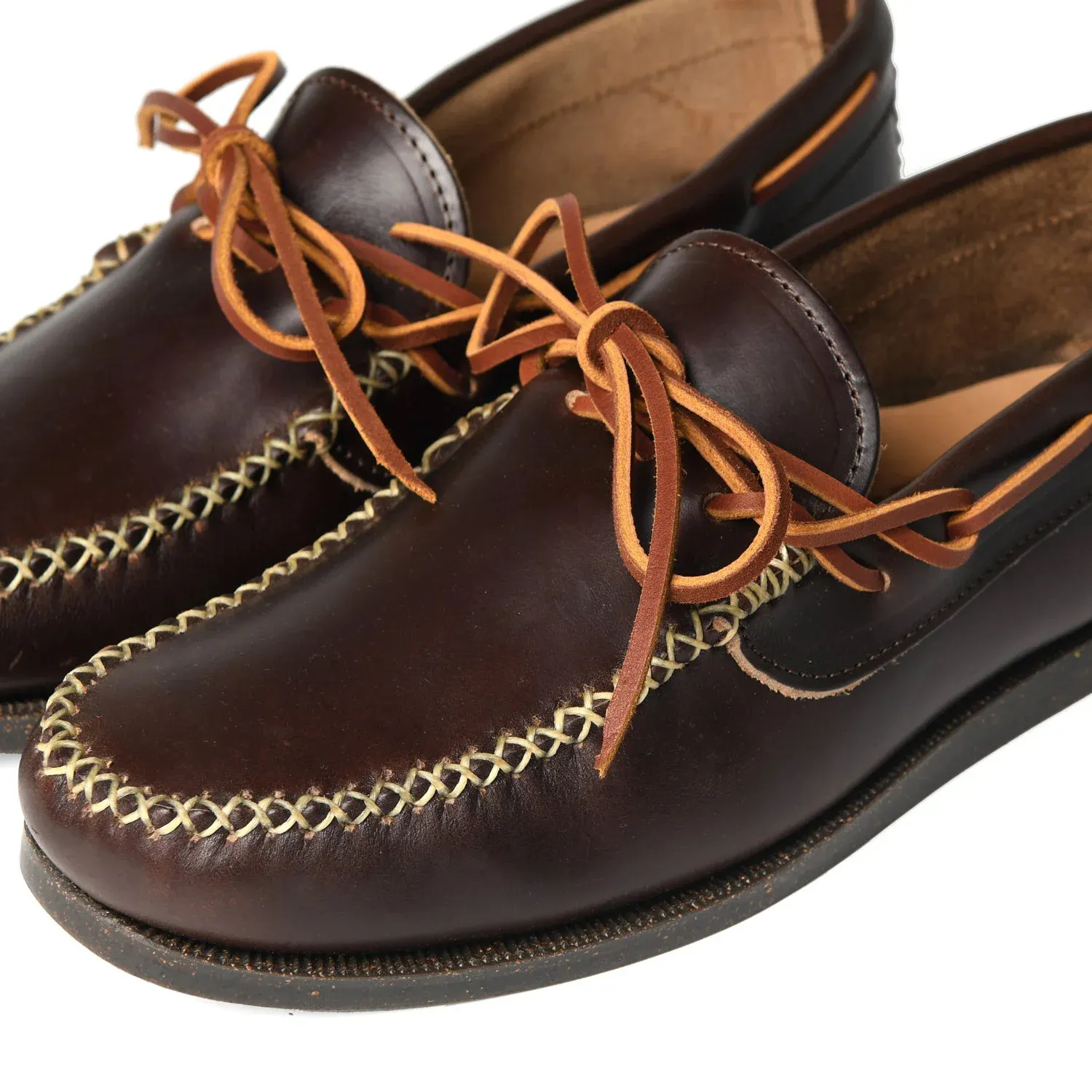 Yuketen Canoe Moc w/ Camp Sole - G Brown | Moccasins | Huckberry