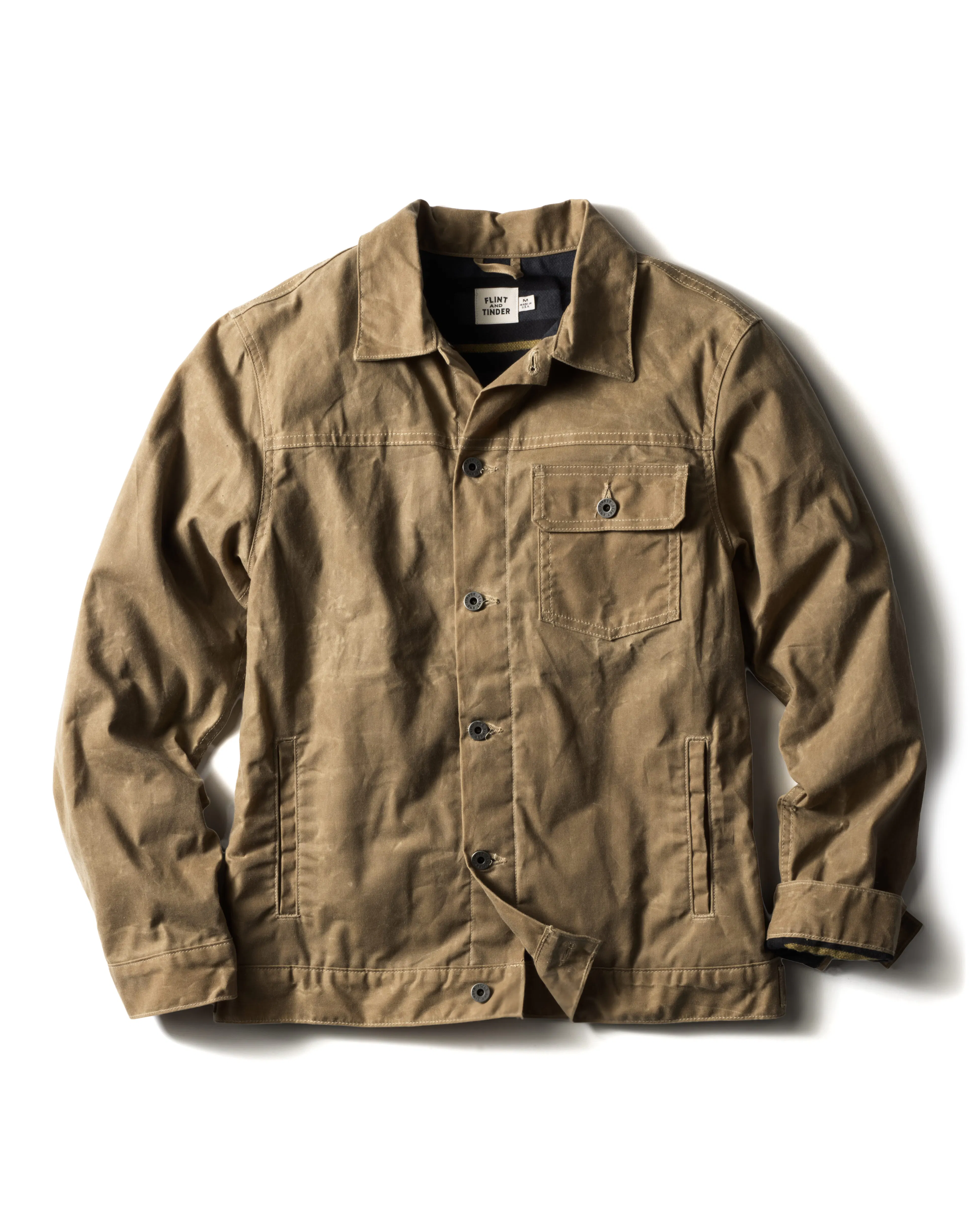 Flint and Tinder Wax Trucker Jacket