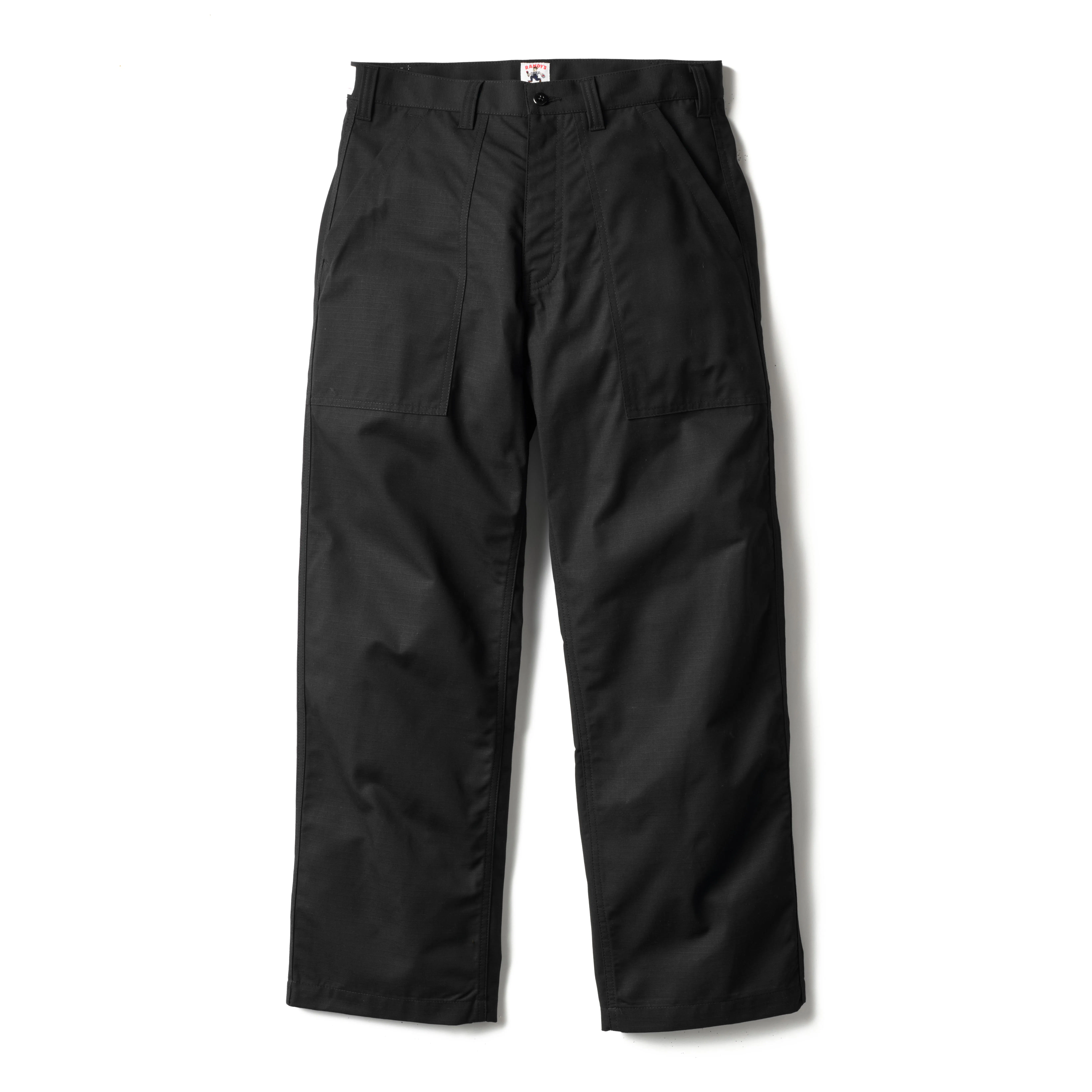 Randy's Garments Straight Leg Utility Ripstop Workpant - Black