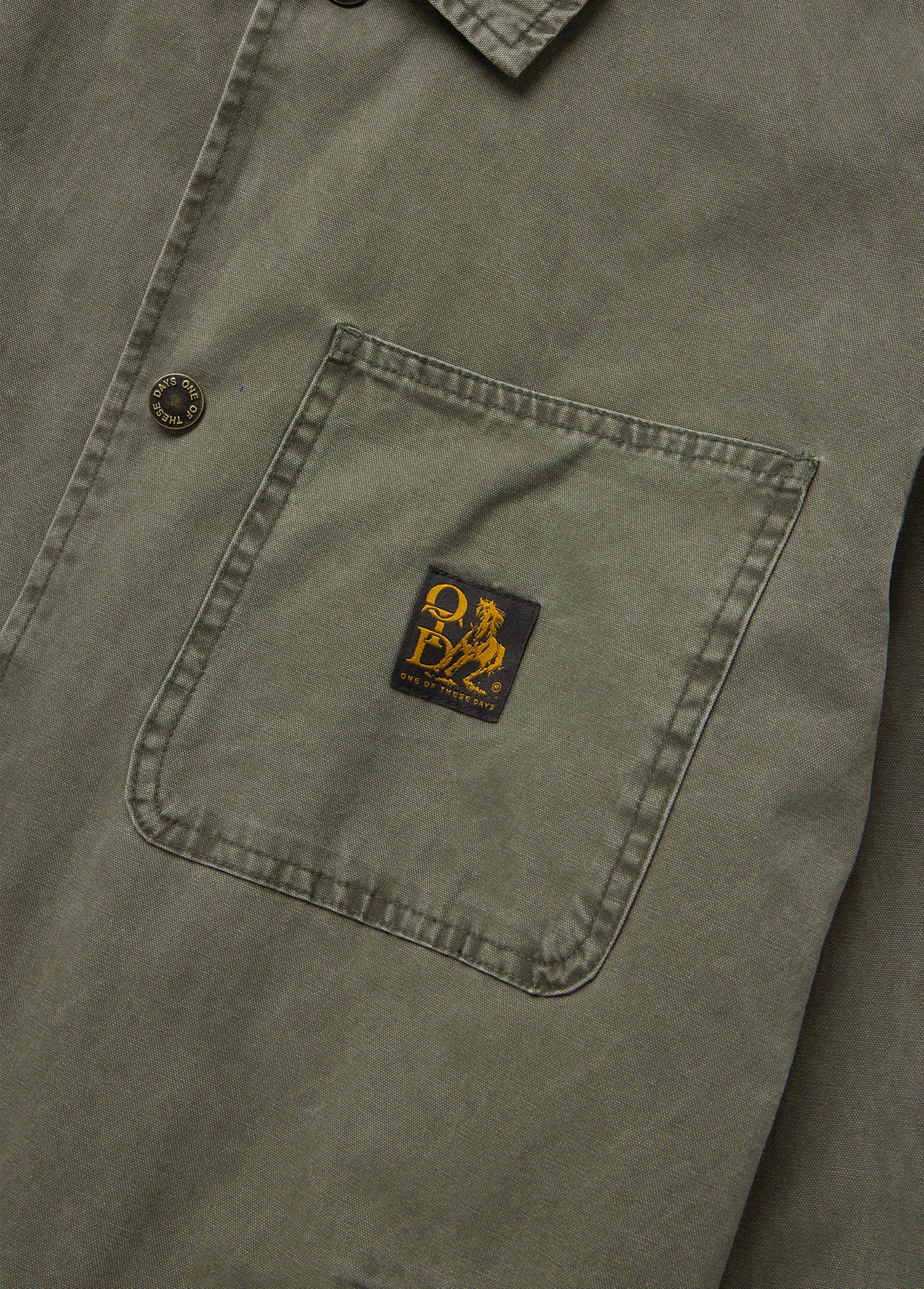One of These Days Coaches Jacket - Olive | Trucker Jackets | Huckberry
