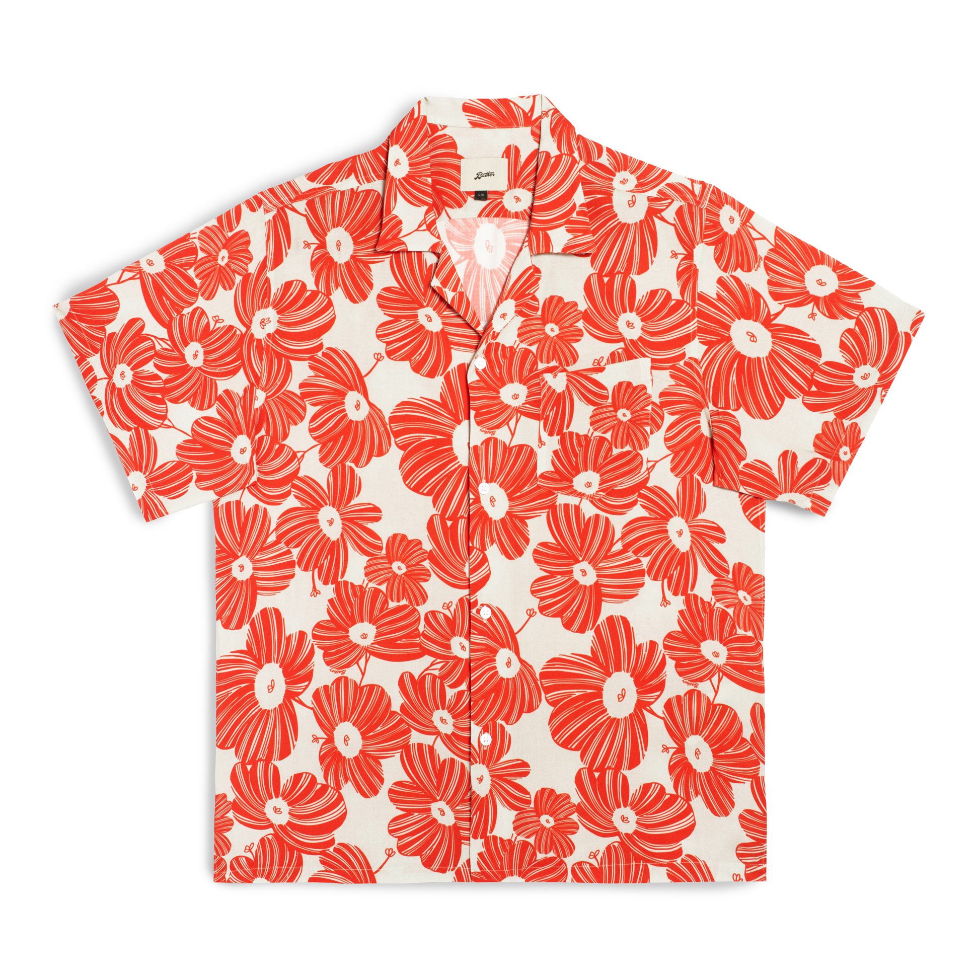 Beach Camp Collar Short Sleeve Shirt