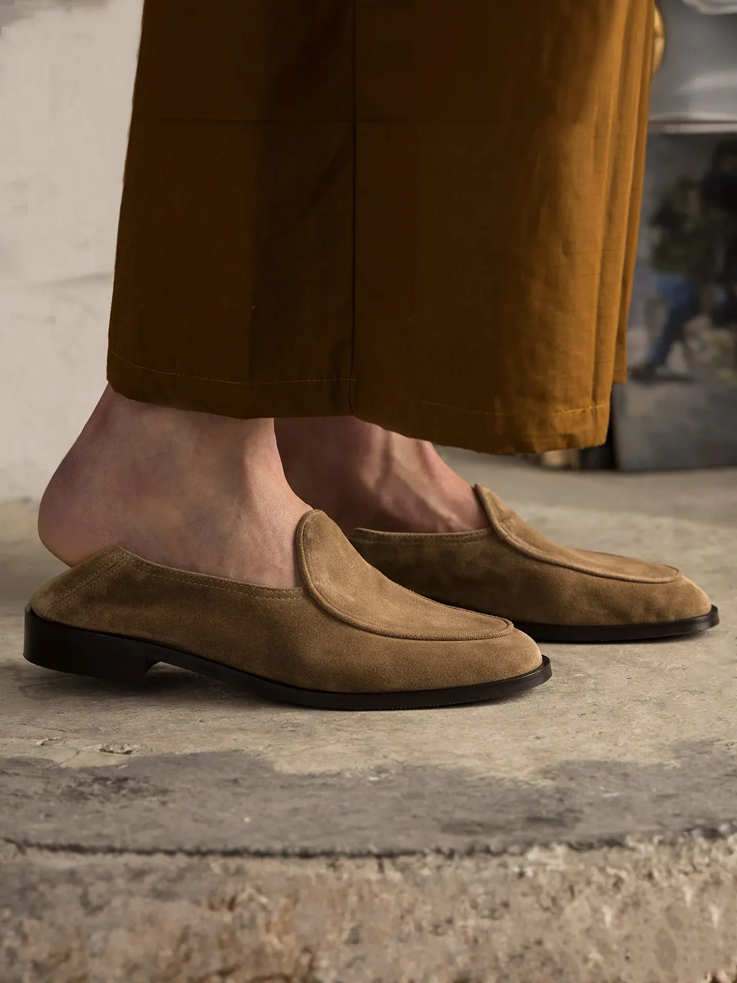 Jacques Solovière Chris Loafer - Light Tan Suede | Loafers | Huckberry