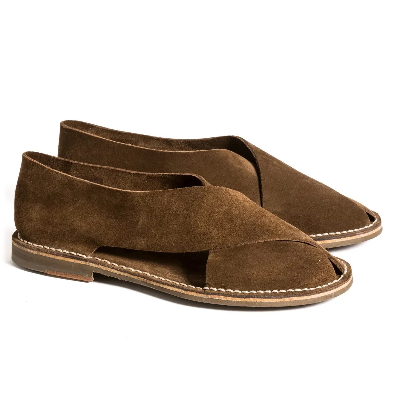 Jacques Solovière Edouard Lug Derby - Cappuccino Suede | Derby
