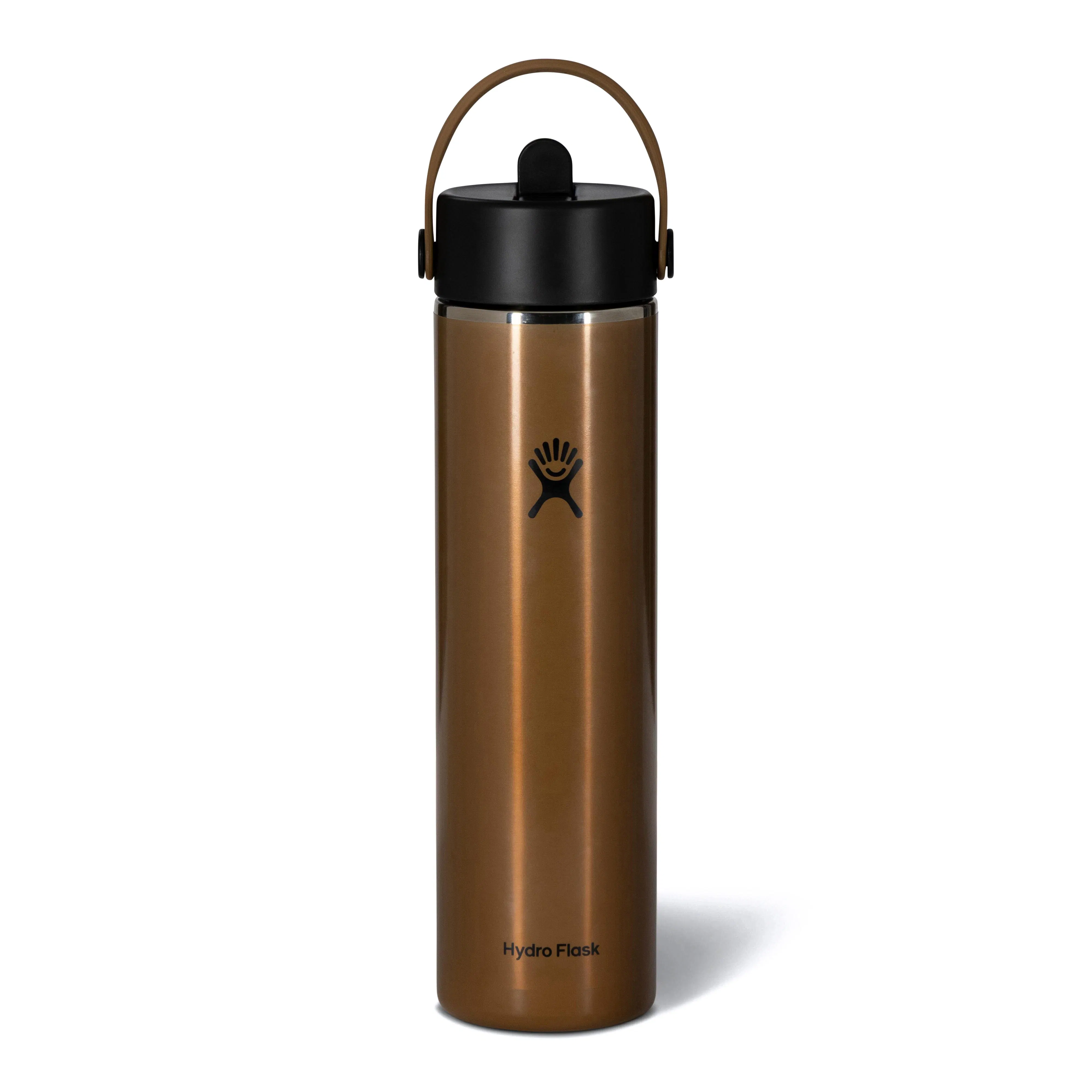 Campcore 24 oz Lightweight Wide Flex Straw Cap Latte Brown