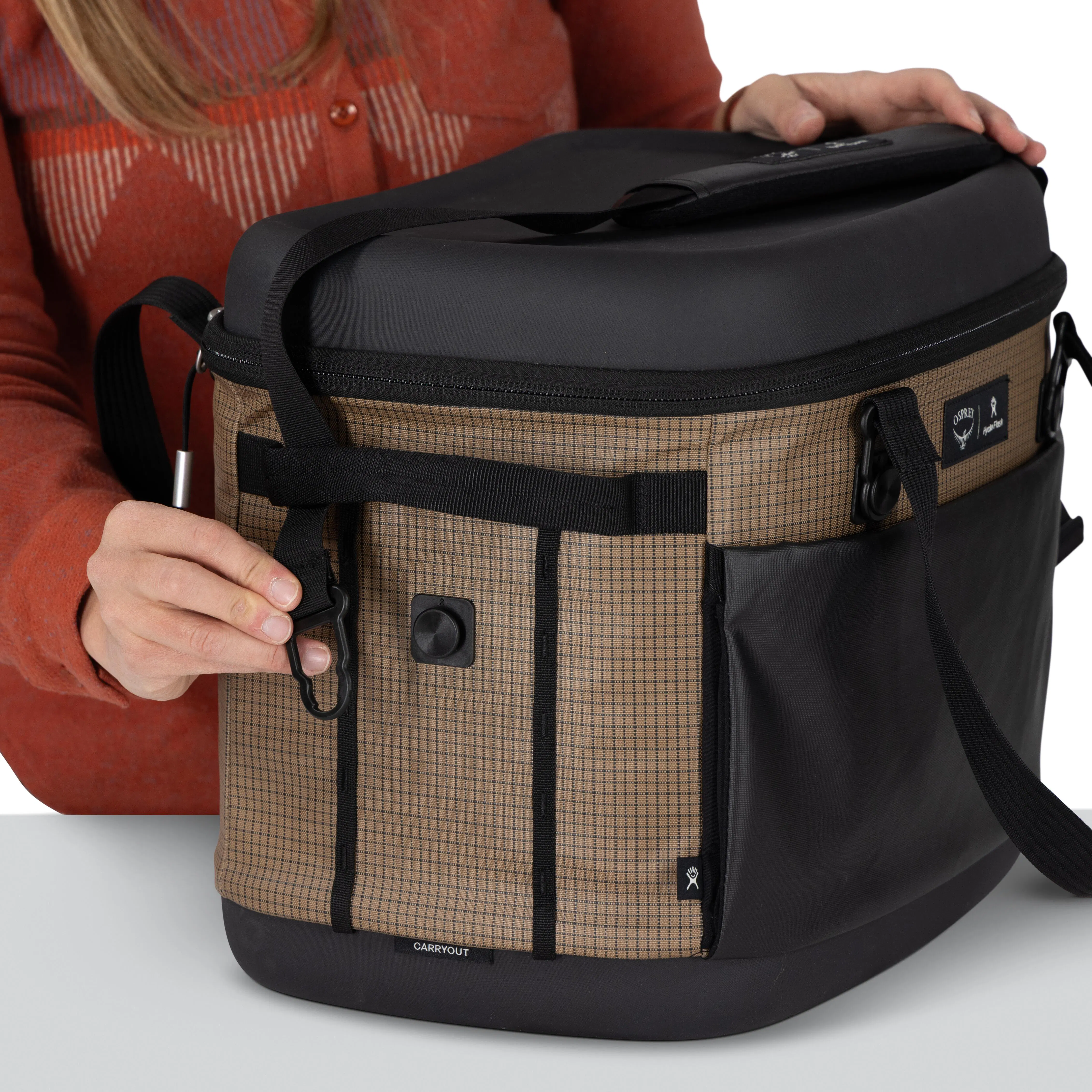 Osprey Osprey x Hydro Flask Campcore Carryout™ Cooler 30L - Brown