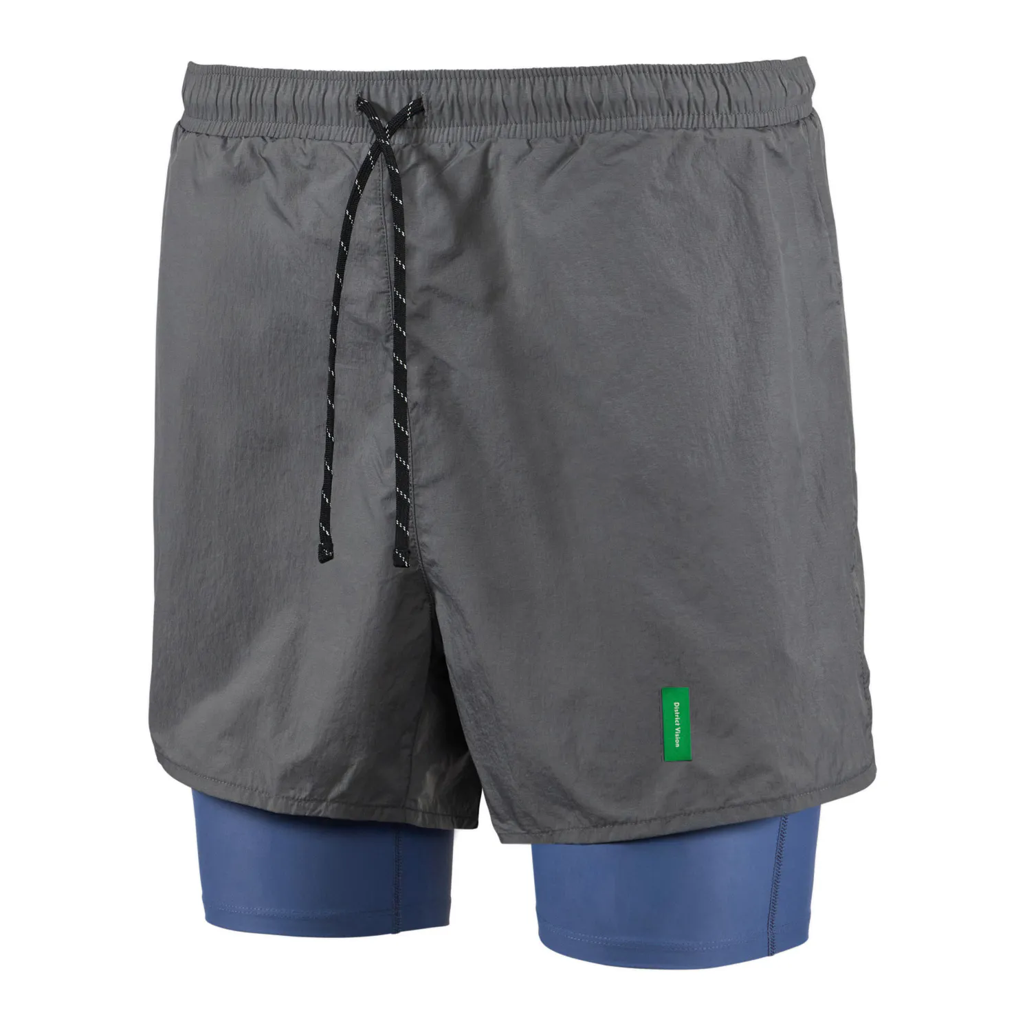 District Vision Ultralight Nylon Trail Short - Deep Brown/ Black