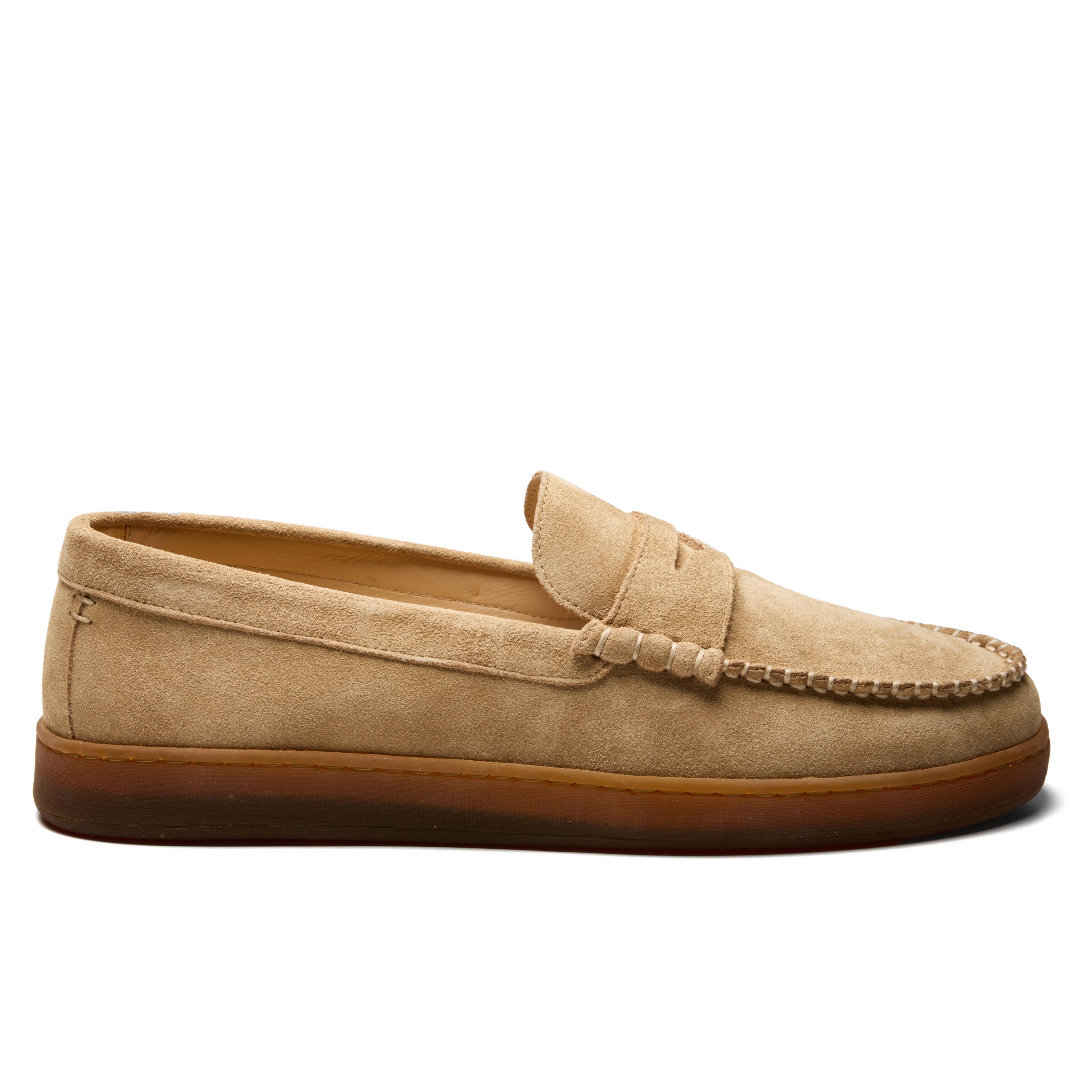 LUCA Terra Penny Loafer - Sand Suede | Loafers | Huckberry