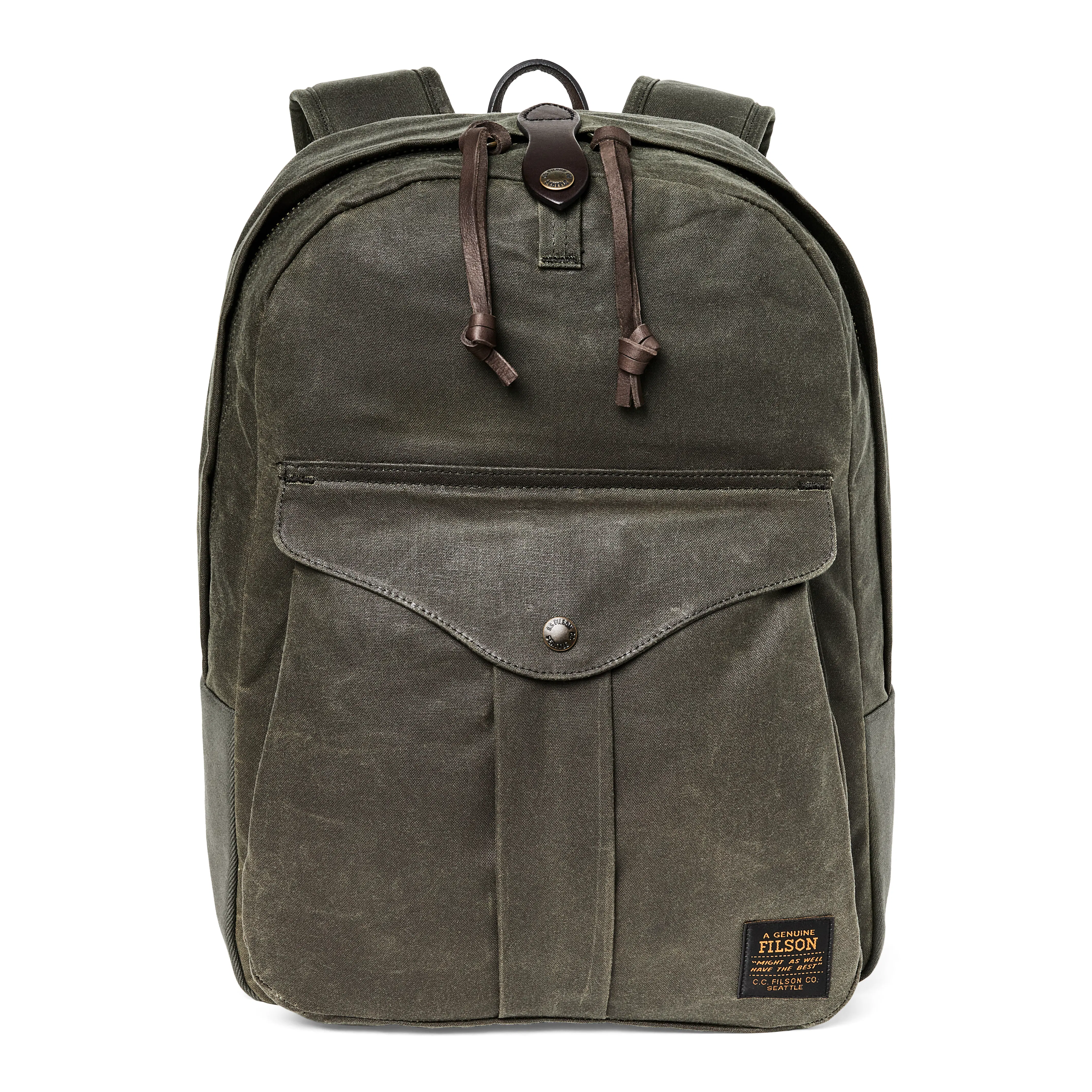 Filson Journeyman Rugged Twill Backpack - 23L - Otter Green