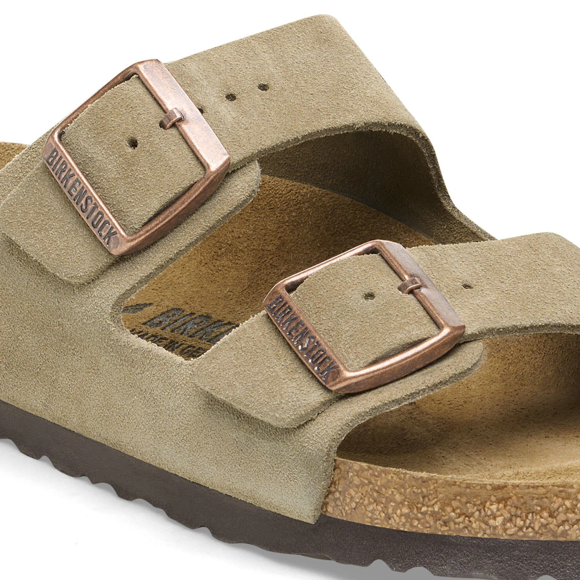 Birkenstock Arizona Sandal - Taupe Suede | Sandals | Huckberry
