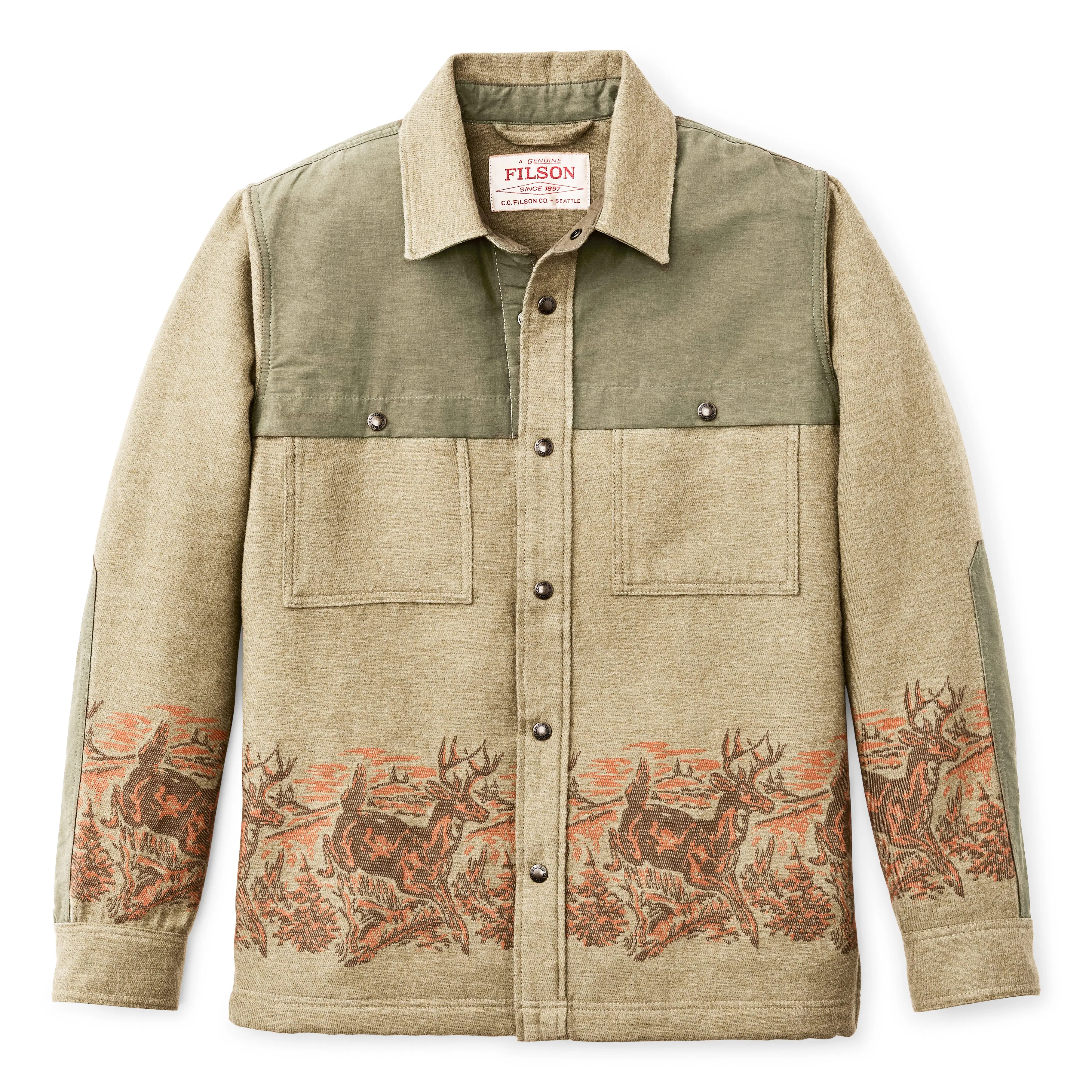 Filson Colchuck Forester Jac Shirt - Sage Heather | Shirt Jackets