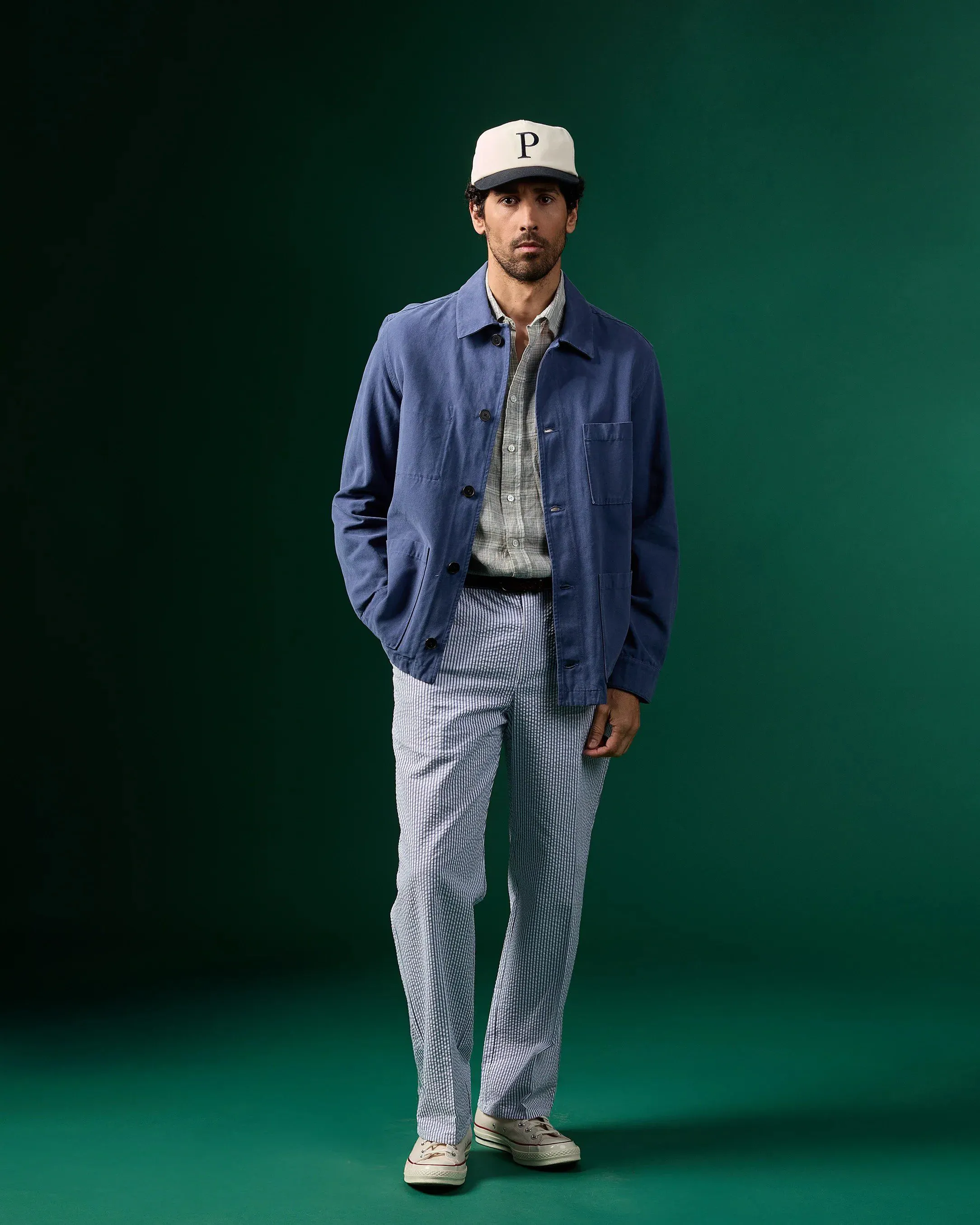 Portuguese Flannel Legacy Chore Jacket - Blue Canvas | Chore Coats