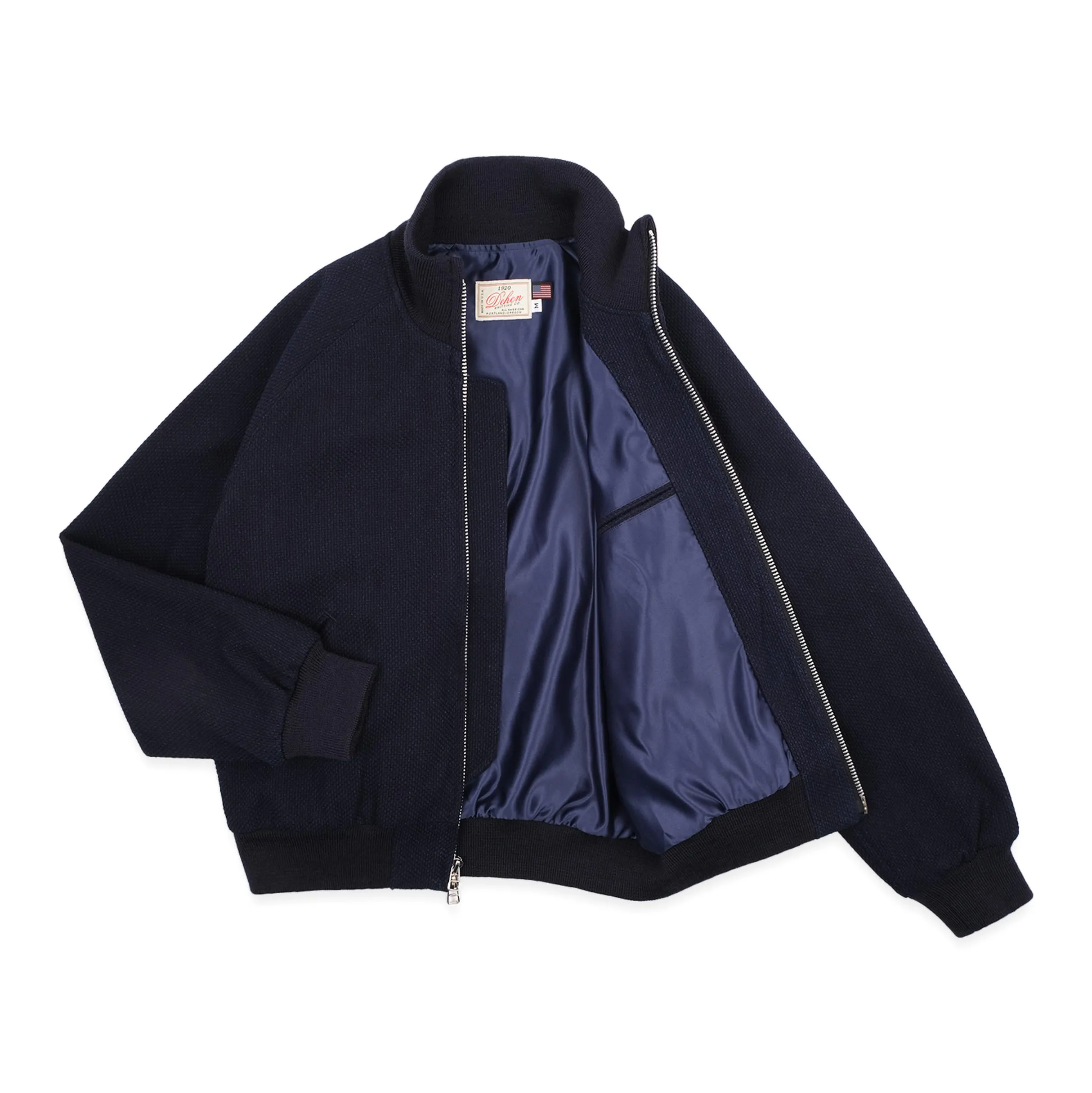 Dehen 1920 Pilot Jacket - Indigo Sashi-Ori | Trucker Jackets