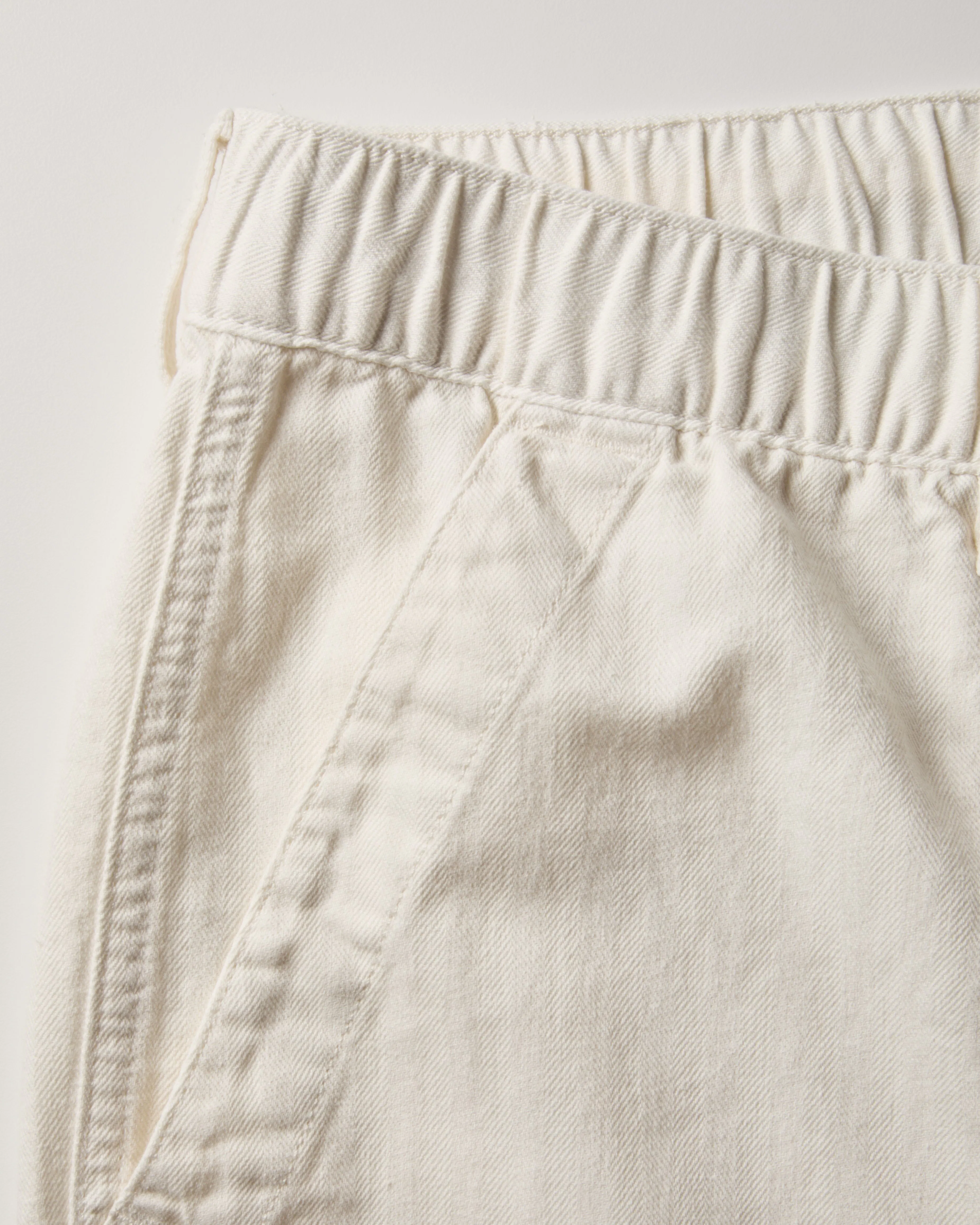 Flint and Tinder Cotton Linen Baker Pant - Egret | Chino Pants